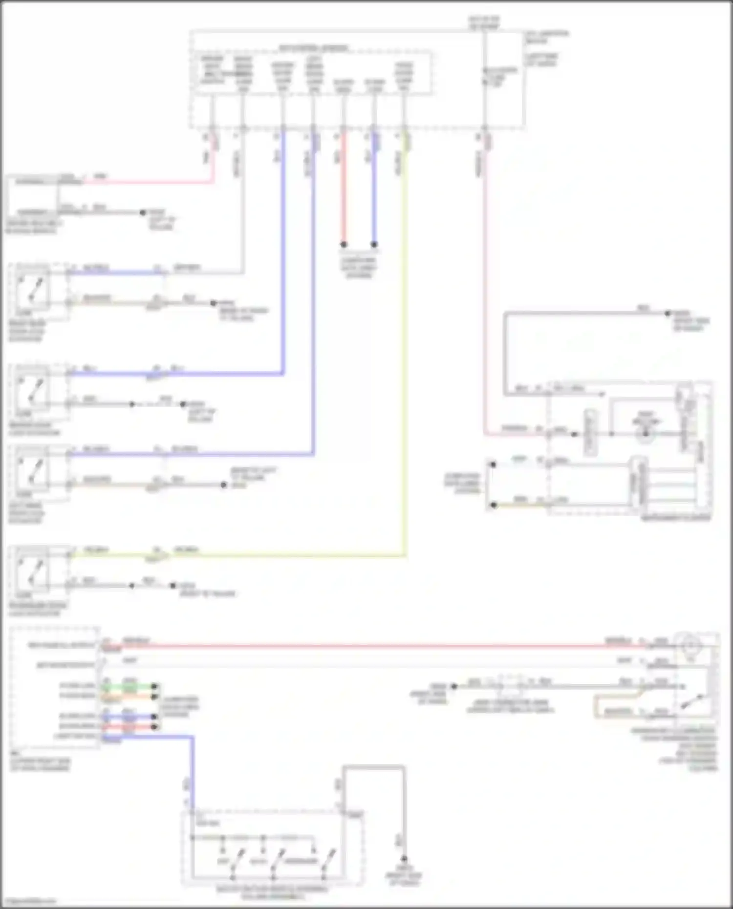 Wiring diagram cluster fuse for Kia Soul III facelift (2022-2024) (4 of 23)