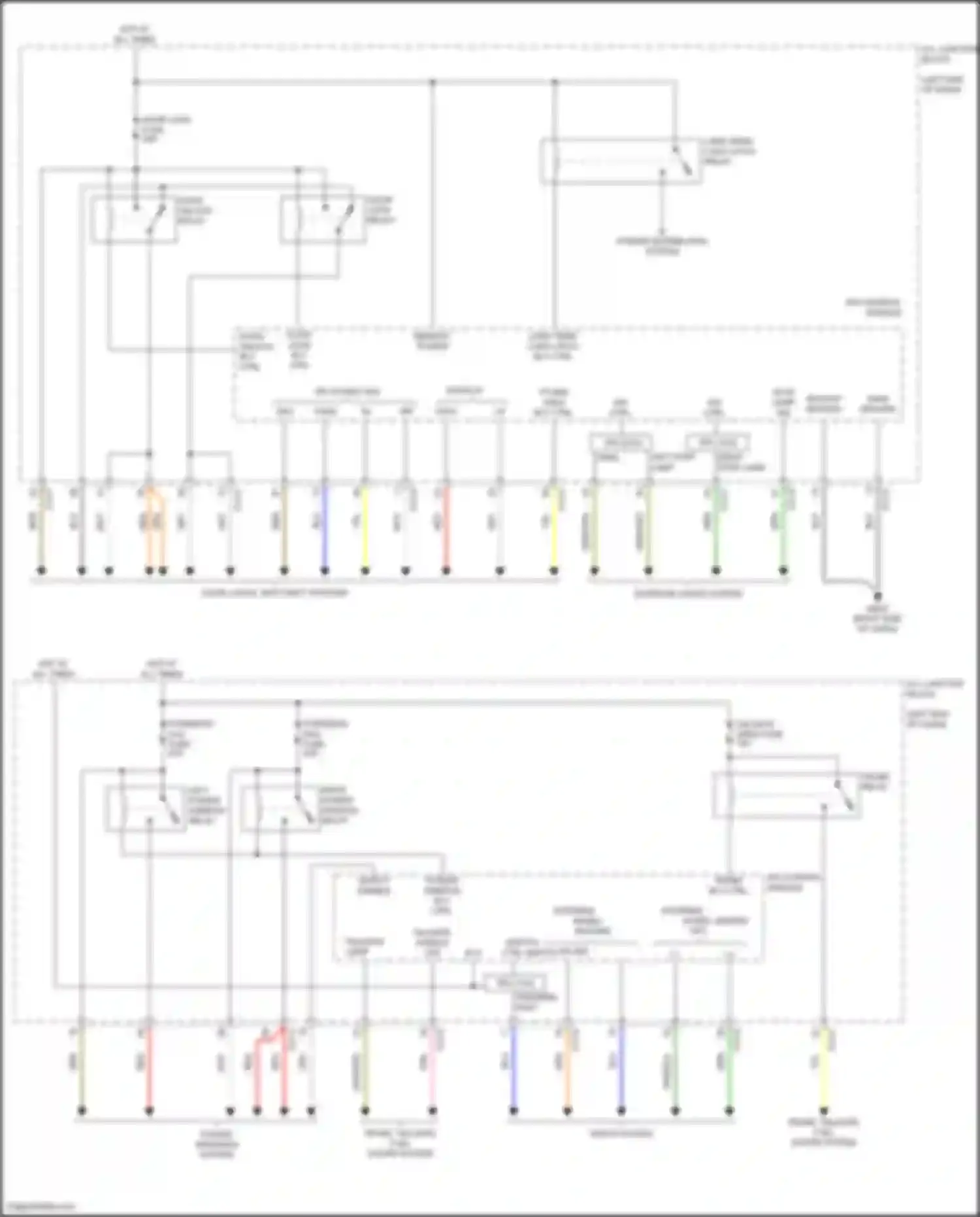 Wiring diagram long term load latch rly ctrl for Kia Soul III facelift (2022-2024) (1 of 1)