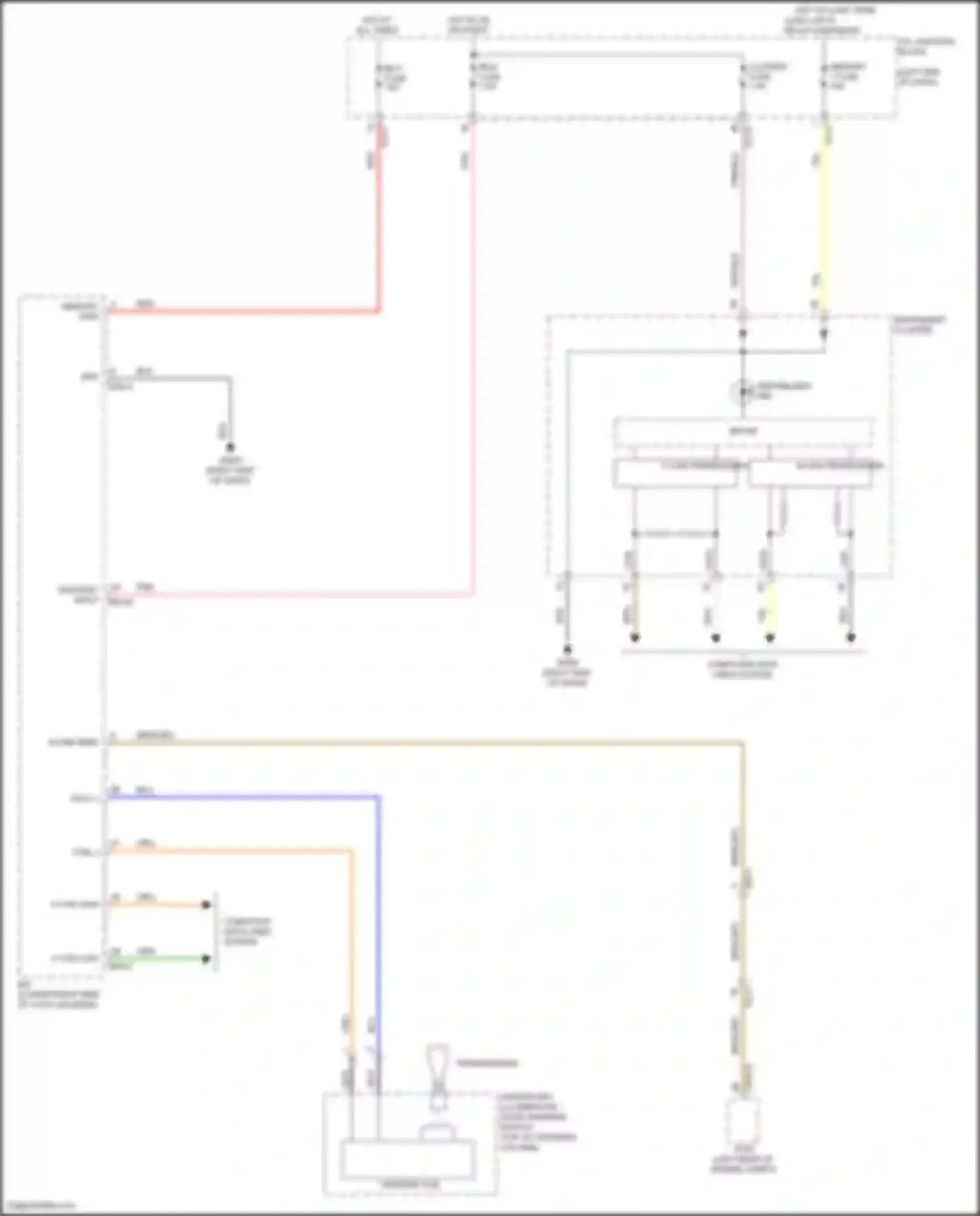 Wiring diagram on/start input for Kia Soul III facelift (2022-2024) (22 of 26)