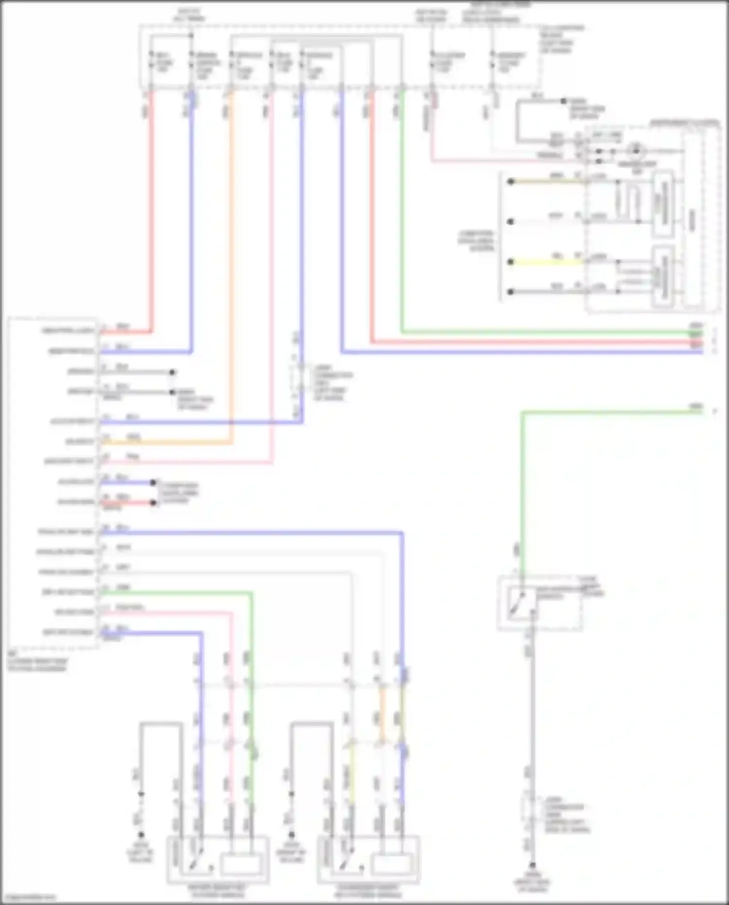Wiring diagram on/start input for Kia Soul III facelift (2022-2024) (23 of 26)
