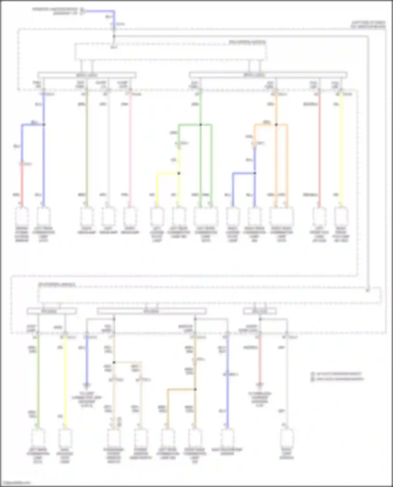 Wiring diagram right front fog lamp for Kia Soul III facelift (2022-2024) (4 of 4)