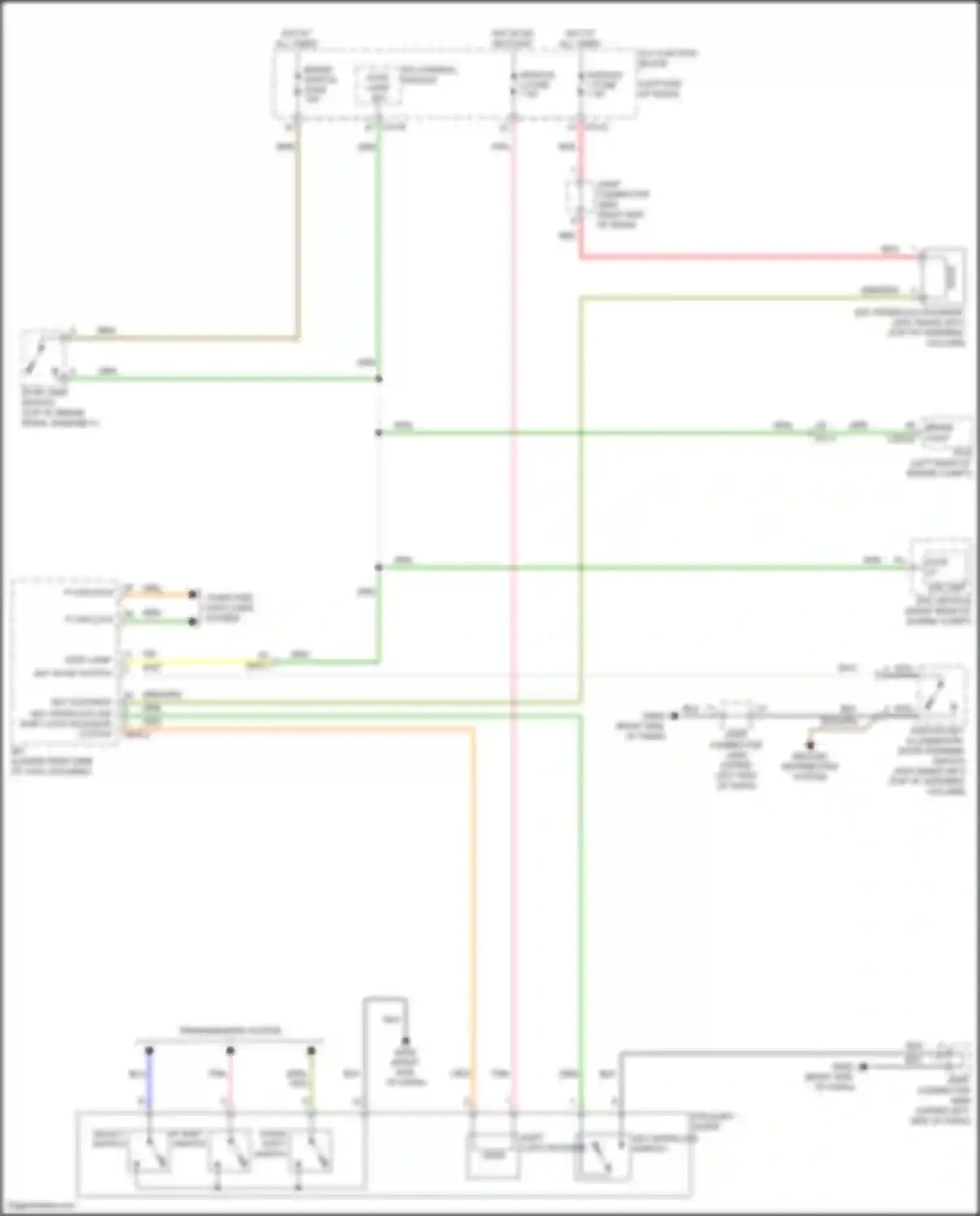 Wiring diagram select switch for Kia Soul III facelift (2022-2024) (1 of 3)