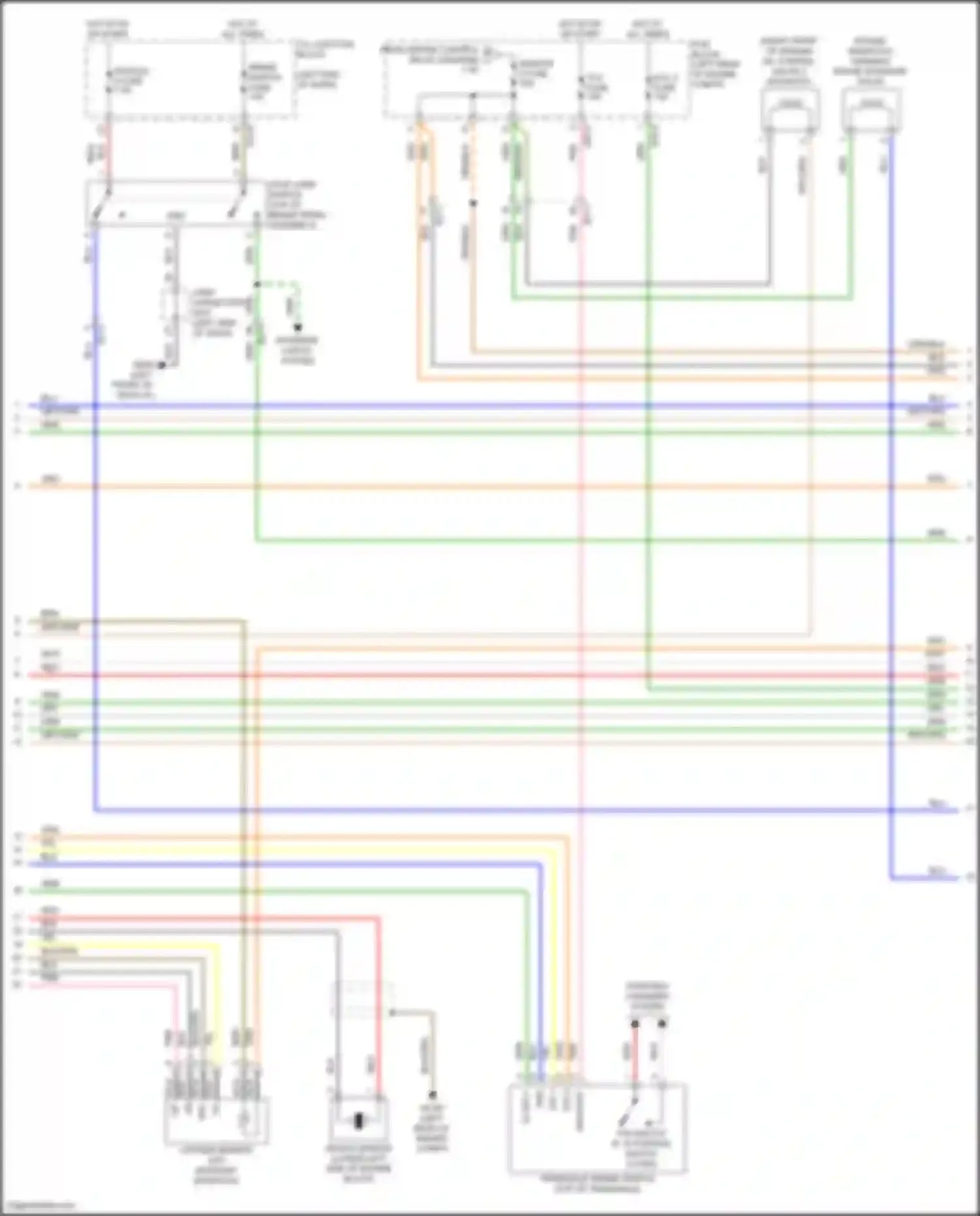 Wiring diagram sensor 2 fuse for Kia Soul III facelift (2022-2024) (4 of 4)