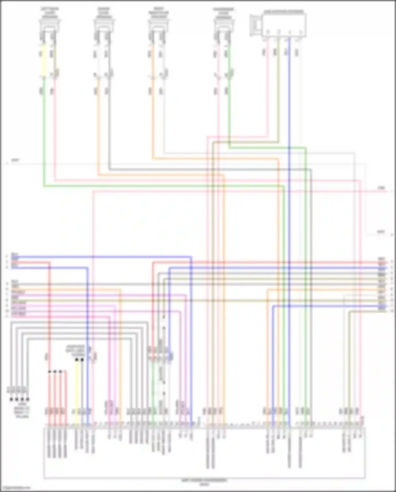 Wiring diagram spdif ground for Kia Soul III facelift (2022-2024) (1 of 2)