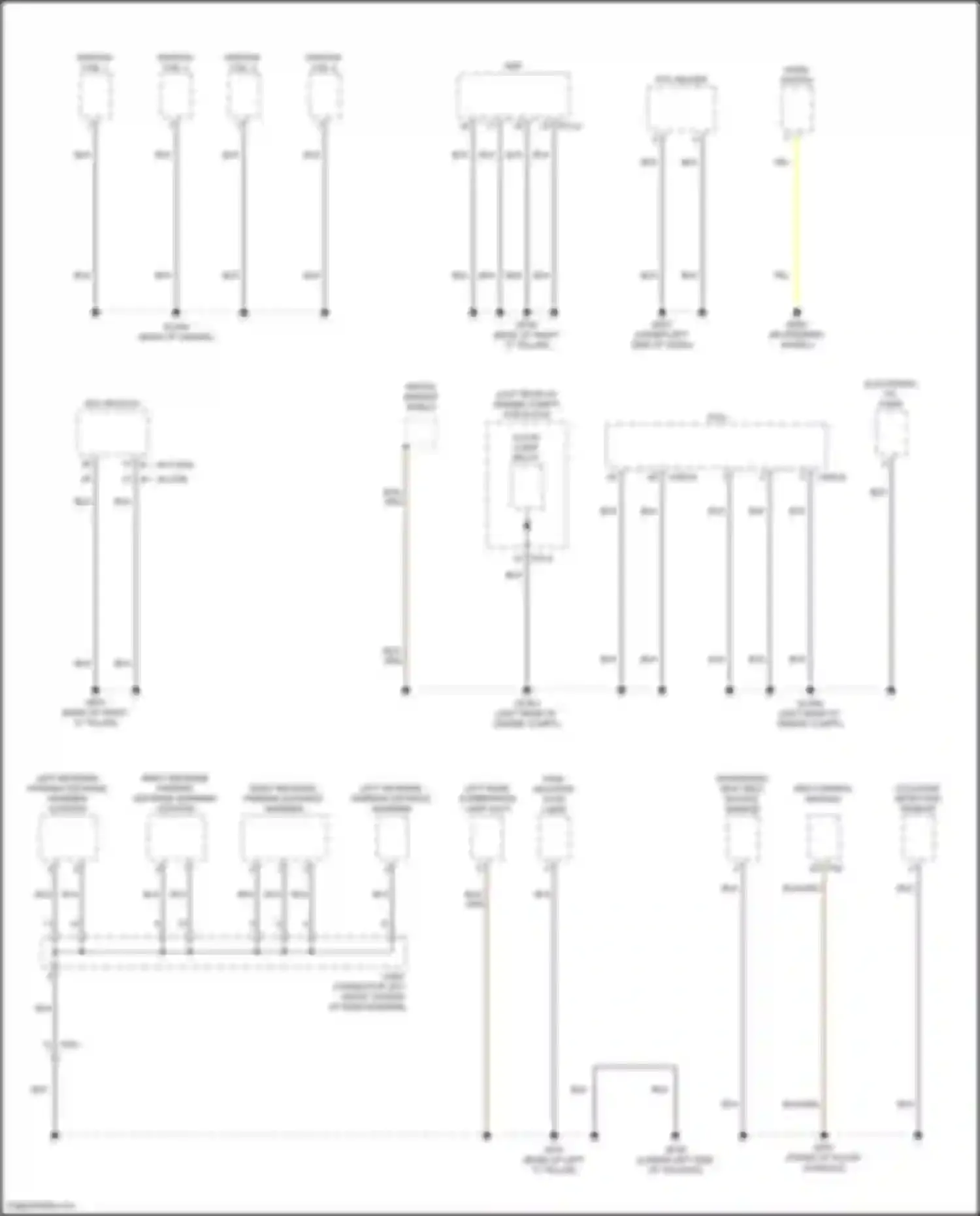 Wiring diagram srs control module for Kia Soul III facelift (2022-2024) (2 of 6)