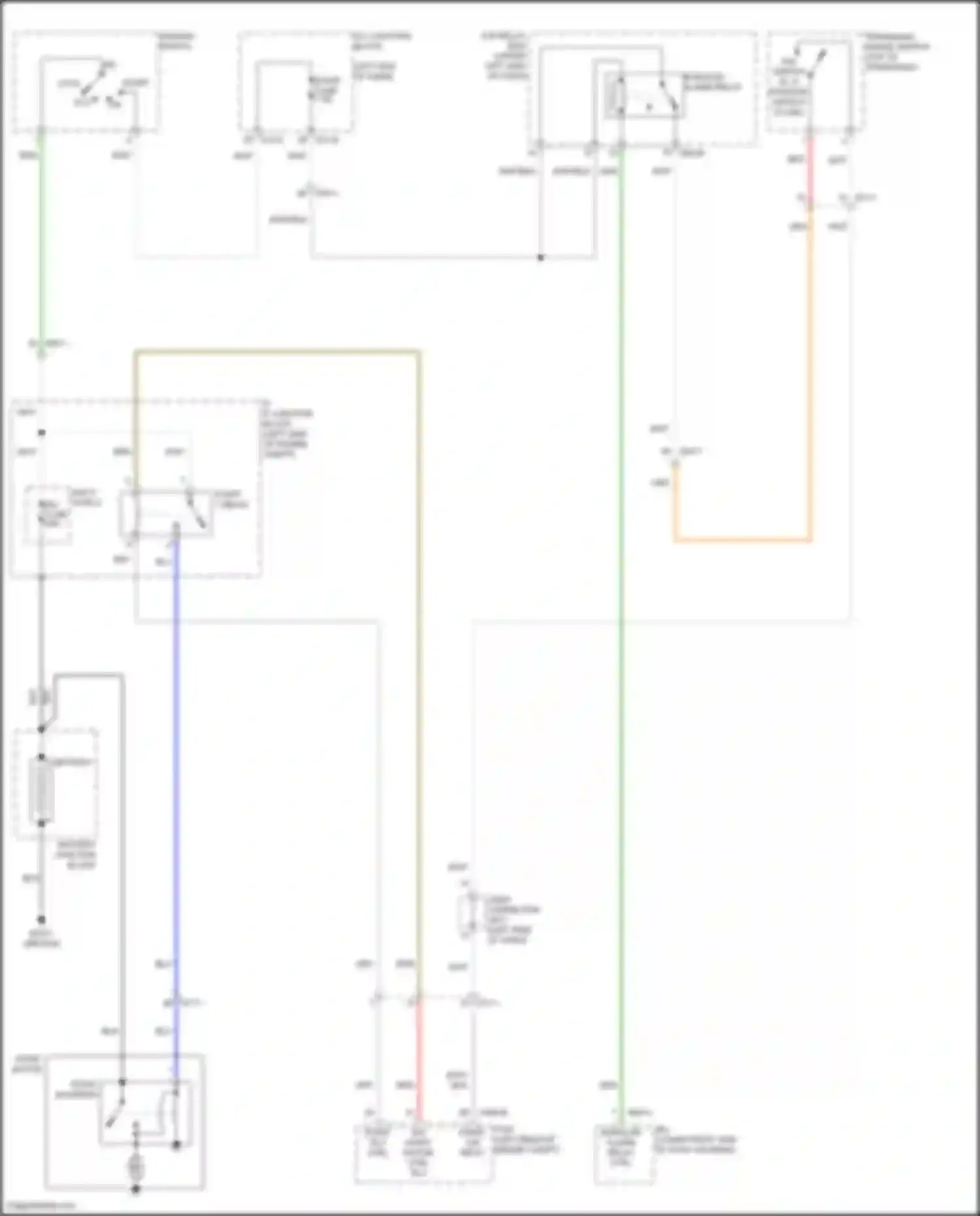 Wiring diagram start fuse for Kia Soul III facelift (2022-2024) (2 of 3)