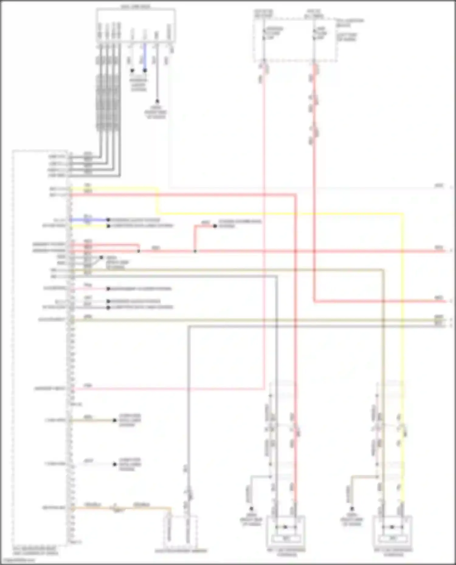 Wiring diagram usb d- for Kia Soul III facelift (2022-2024) (1 of 6)