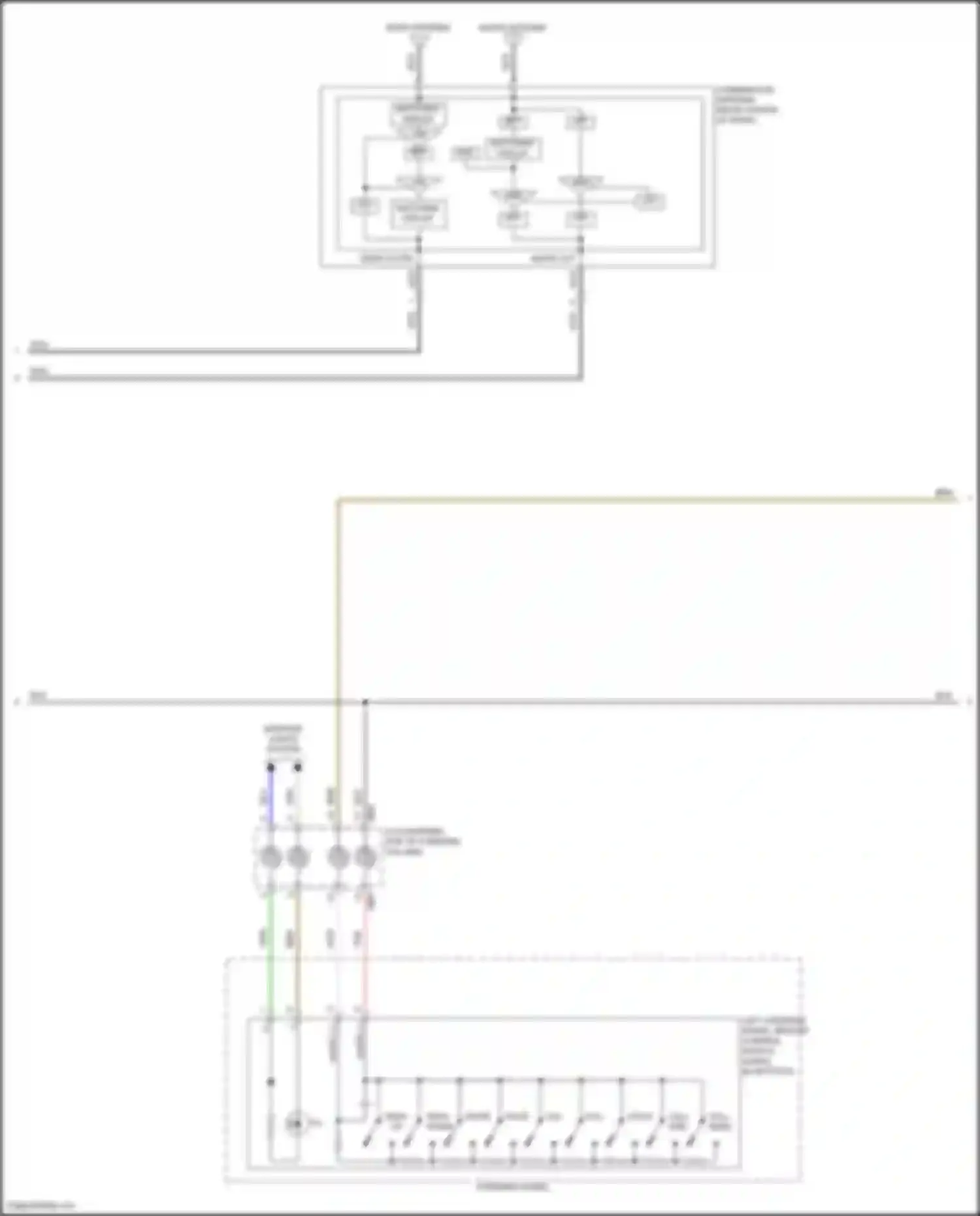 Wiring diagram voice call end for Kia Soul III facelift (2022-2024) (5 of 5)