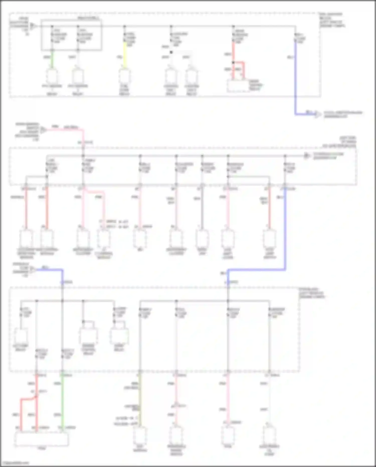 Wiring diagram w/ epb w/o epb for Kia Soul III facelift (2022-2024) (2 of 2)