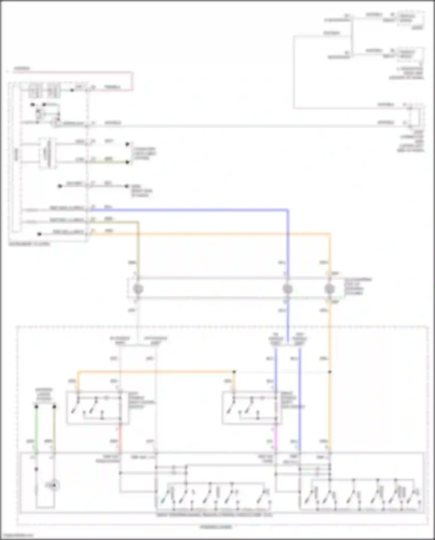 Wiring diagram w/ navigation for Kia Soul III facelift (2022-2024) (2 of 7)