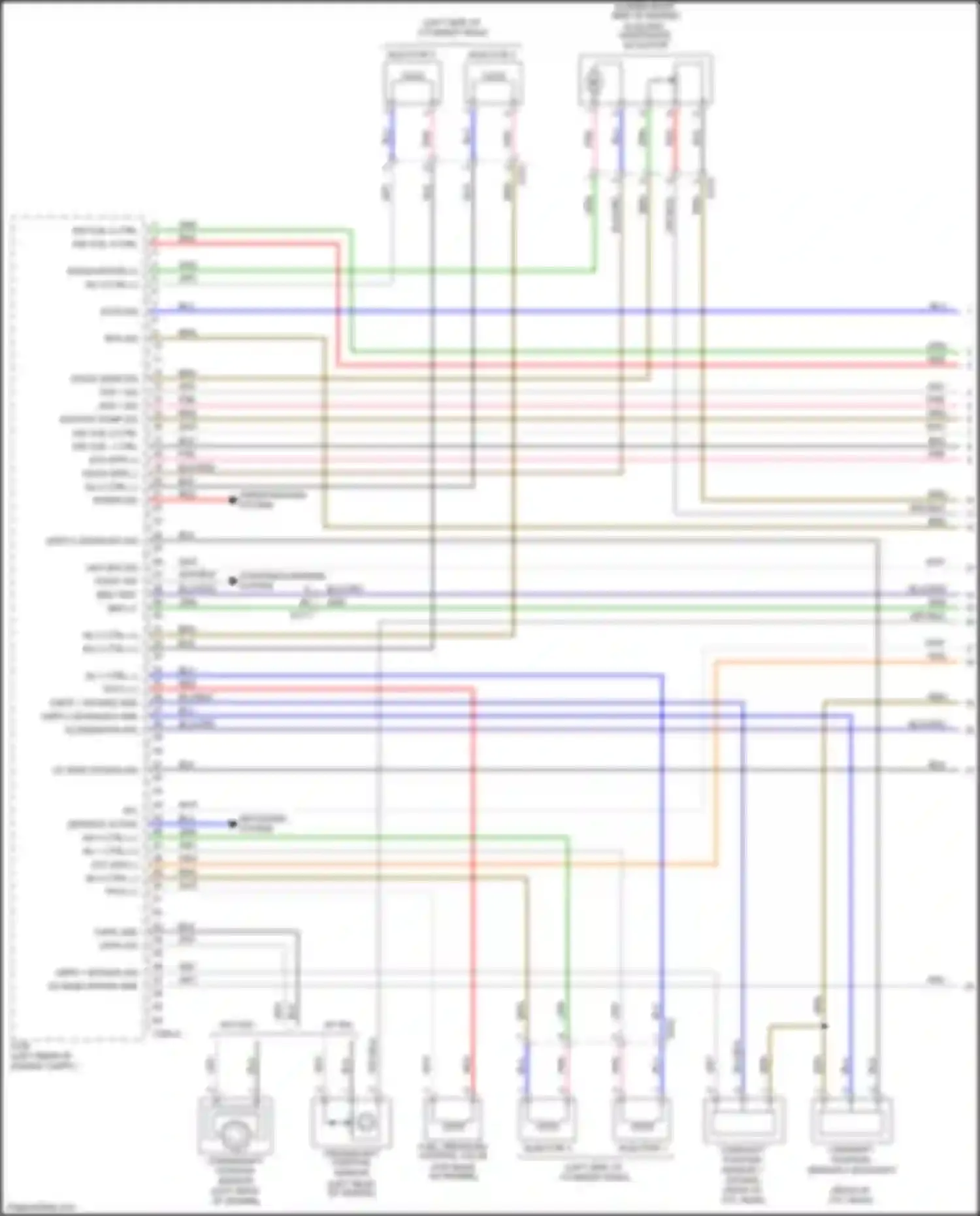 Soul Kia III (2019-2024): Wiring diagram engine performance 1.6l turbo (1 of 6)
