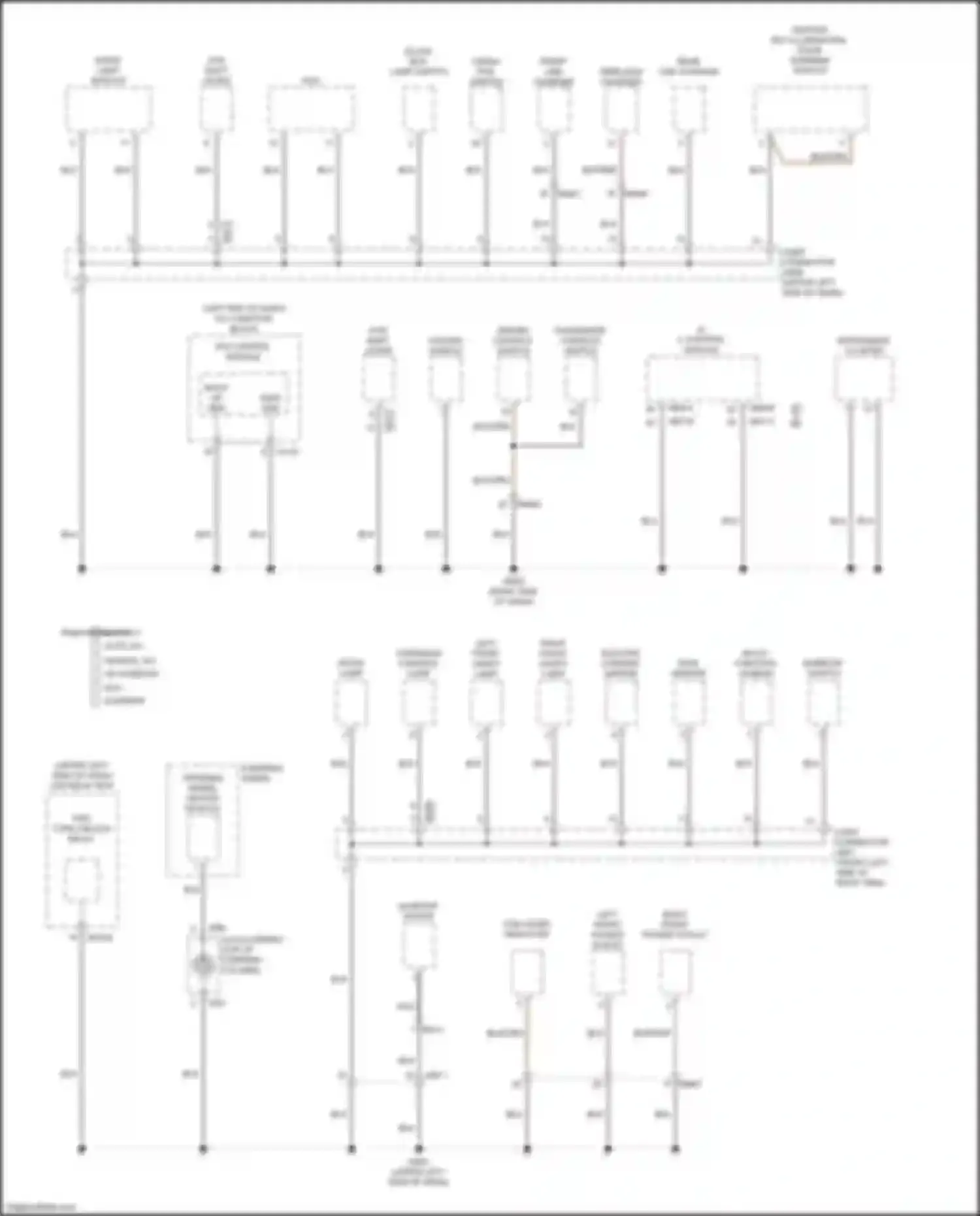 Soul Kia III (2019-2024): Ground distribution circuit (1 of 6)