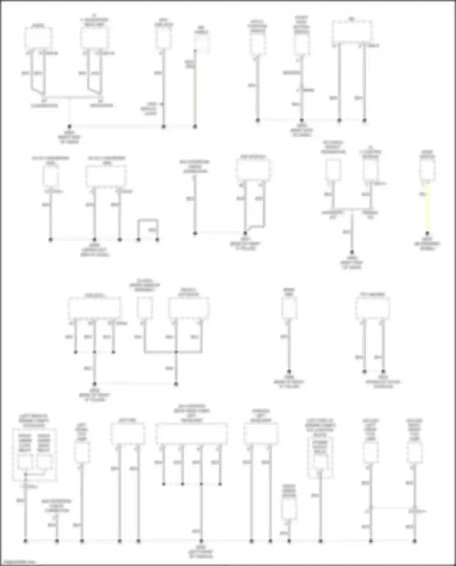 Soul Kia III (2019-2024): Ground distribution circuit (2 of 6)