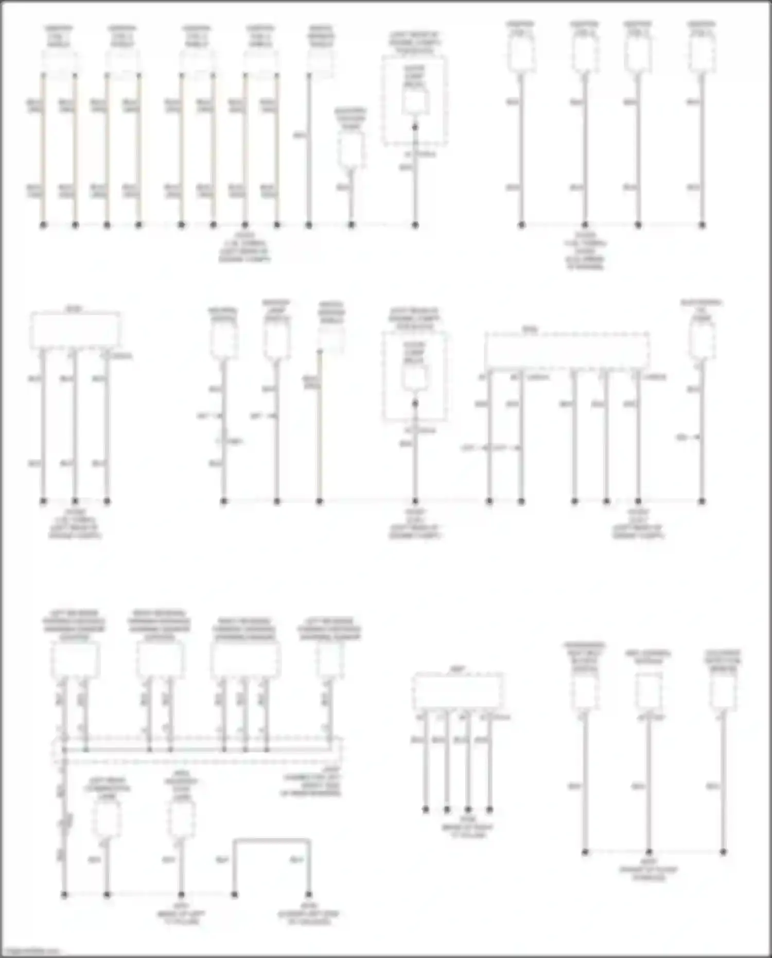 Soul Kia III (2019-2024): Ground distribution circuit (5 of 6)