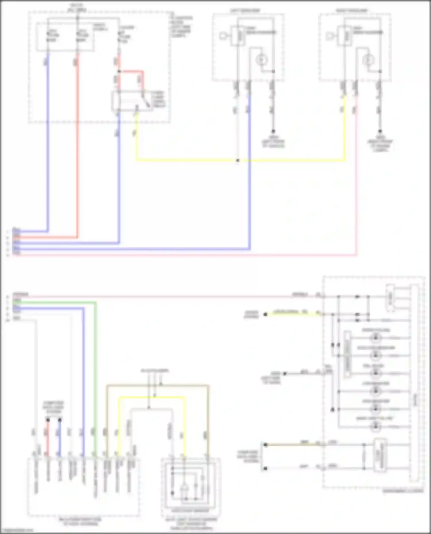 Soul Kia III (2019-2024): Headlights circuit, bi-function type (2 of 2)