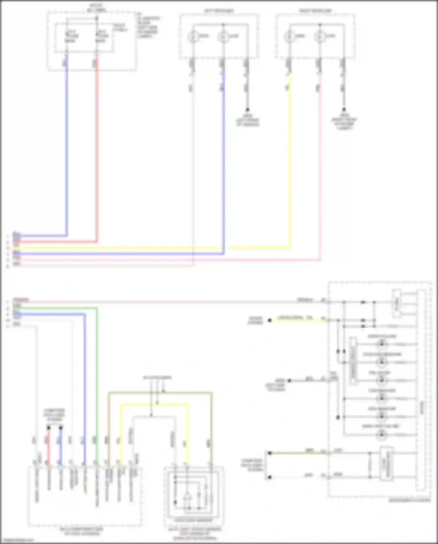 Soul Kia III (2019-2024): Headlights circuit, multi-focus reflector type (2 of 2)