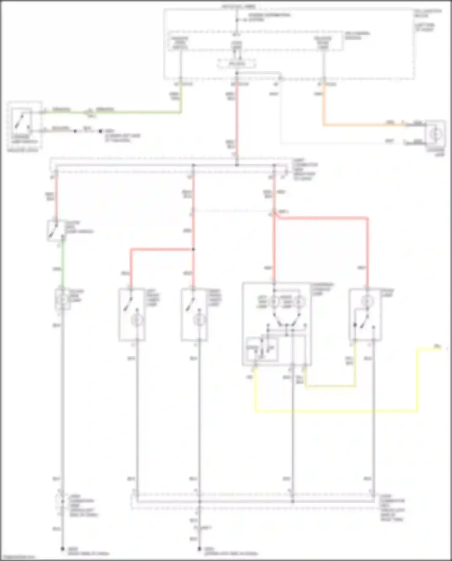 Soul Kia III (2019-2024): Courtesy lamps circuit, w/ isg 200w (1 of 3)