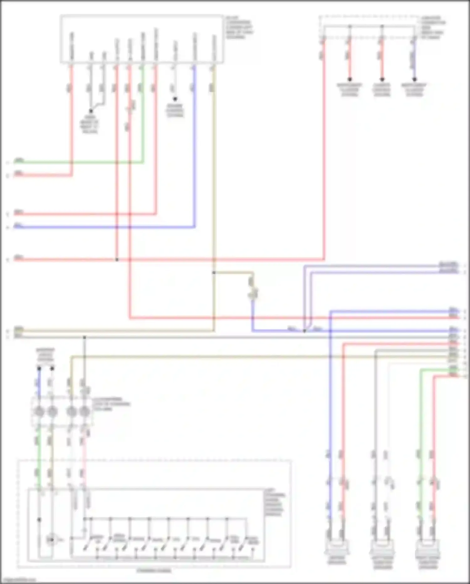 Soul Kia III (2019-2024): Navigation circuit, w/ amplifier w/ idle stop/go (2 of 4)