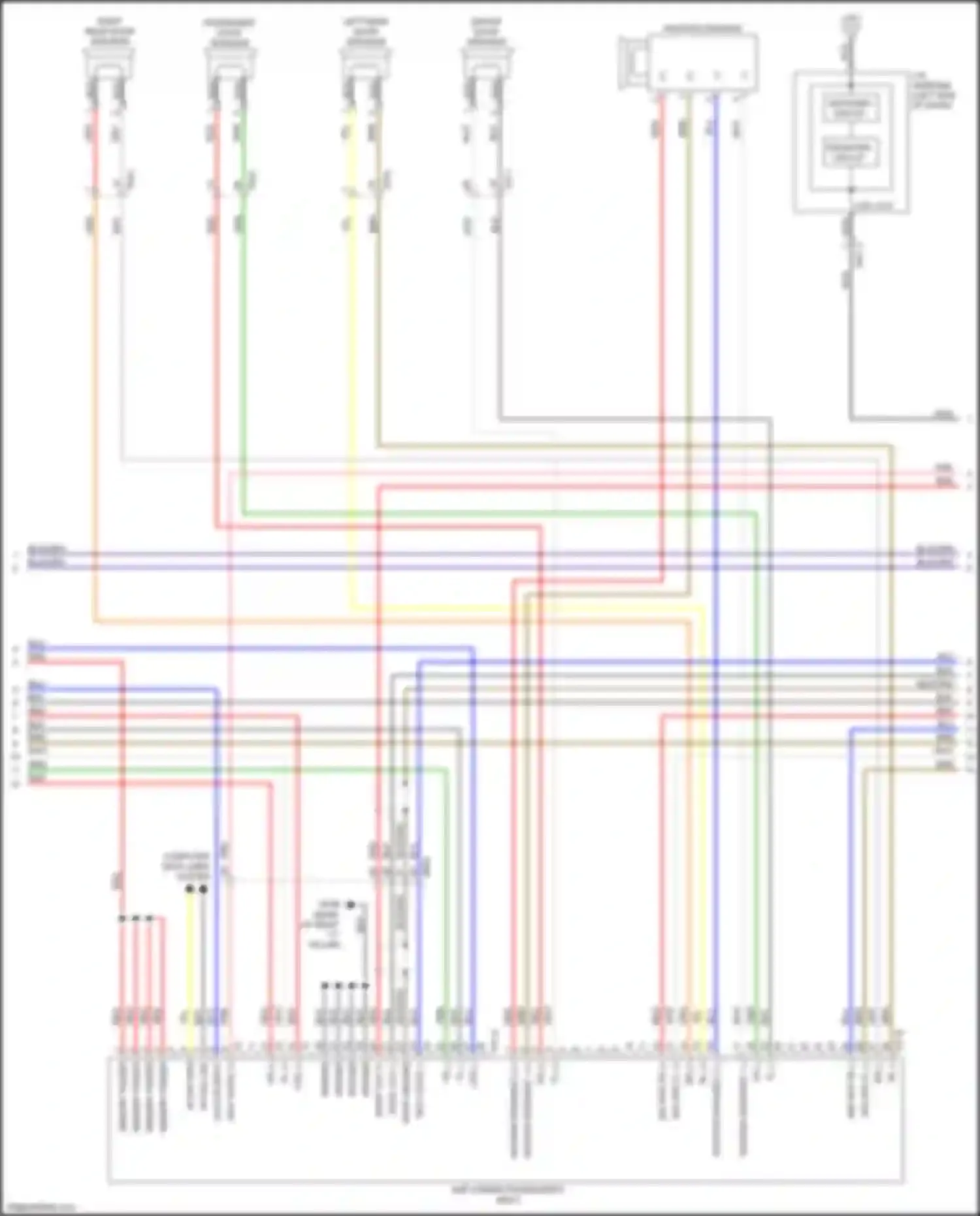 Soul Kia III (2019-2024): Navigation circuit, w/ amplifier w/ idle stop/go (3 of 4)