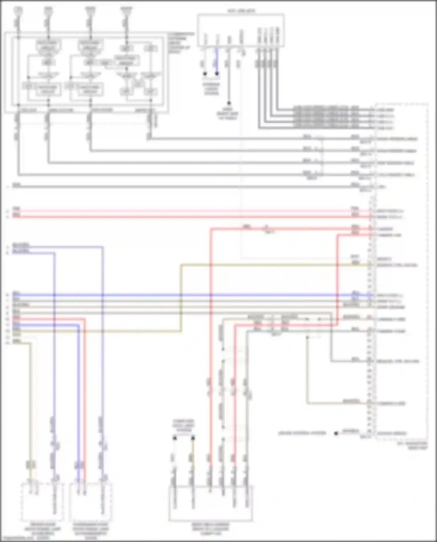 Soul Kia III (2019-2024): Navigation circuit, w/ amplifier w/ idle stop/go (4 of 4)