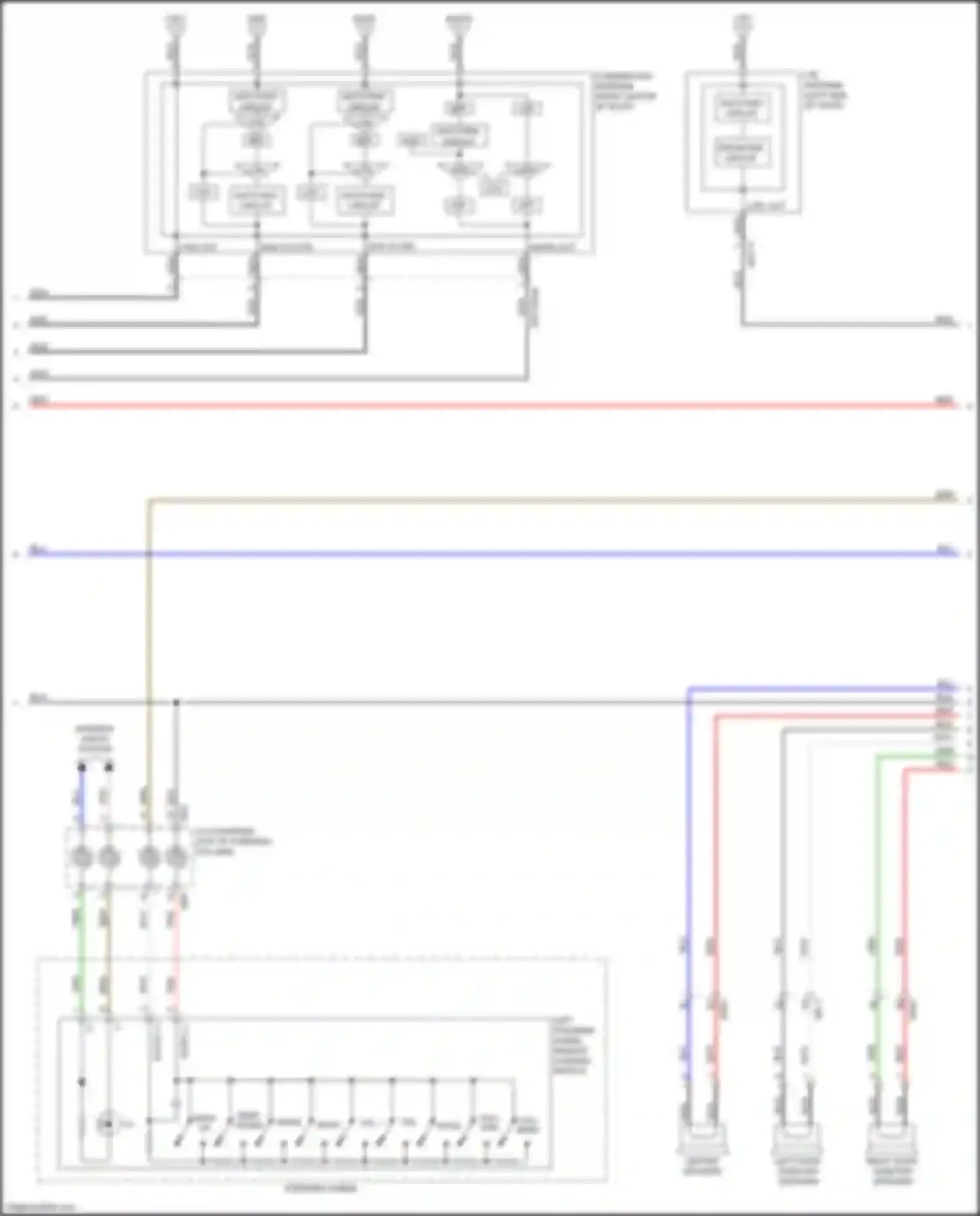 Soul Kia III (2019-2024): Navigation circuit, w/ amplifier w/o idle stop/go (2 of 4)