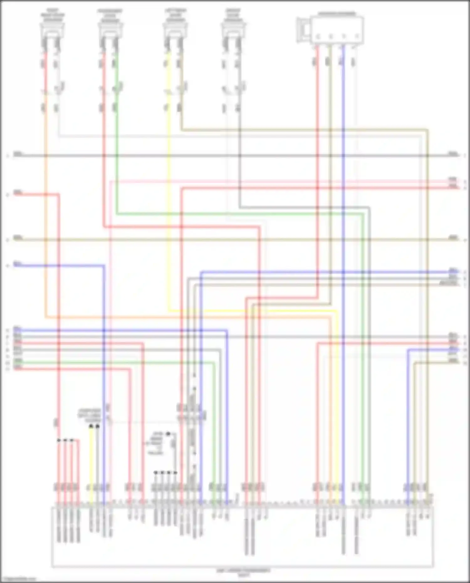 Soul Kia III (2019-2024): Navigation circuit, w/ amplifier w/o idle stop/go (3 of 4)