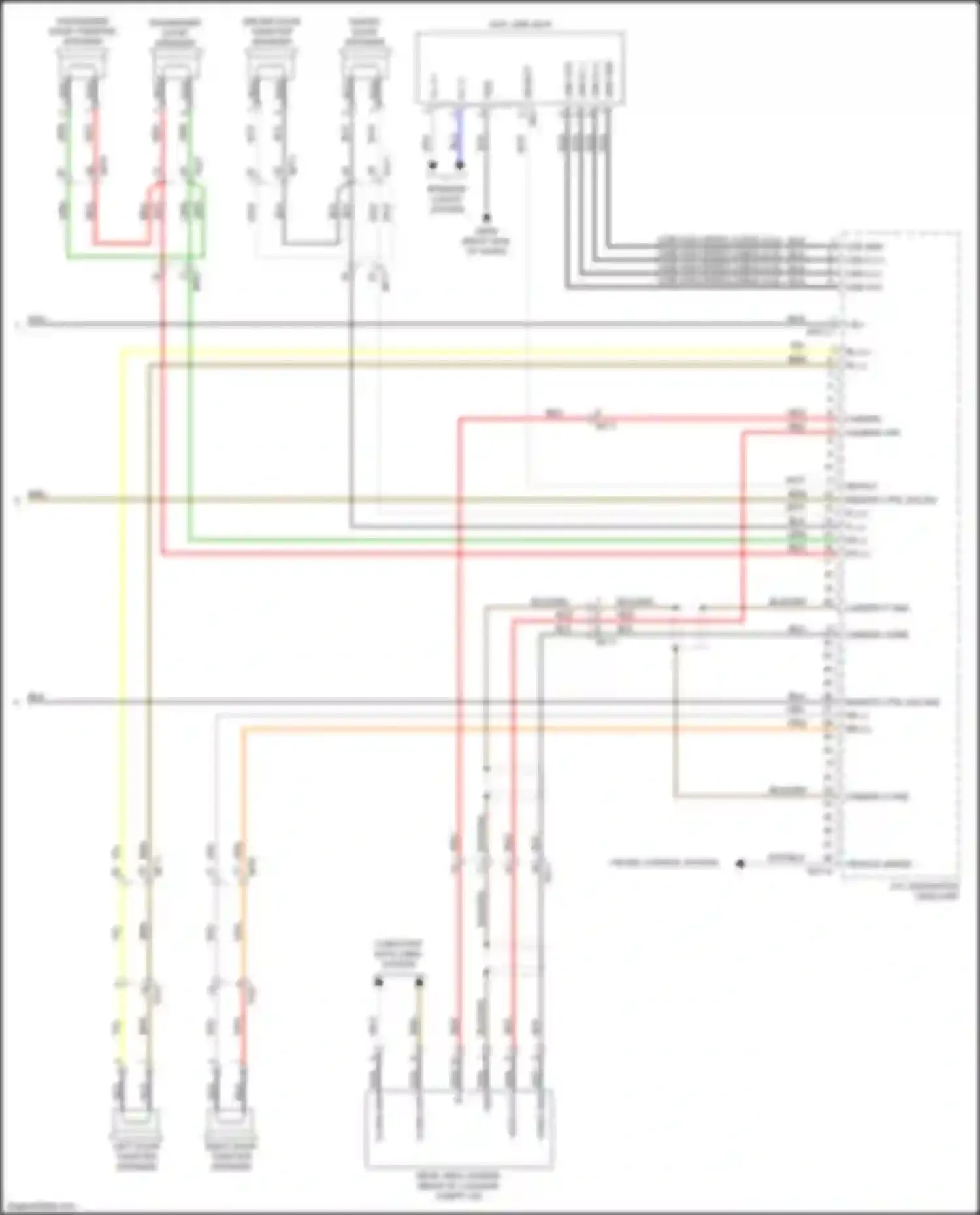 Soul Kia III (2019-2024): Navigation circuit, w/o amplifier w/ idle stop/go (3 of 3)