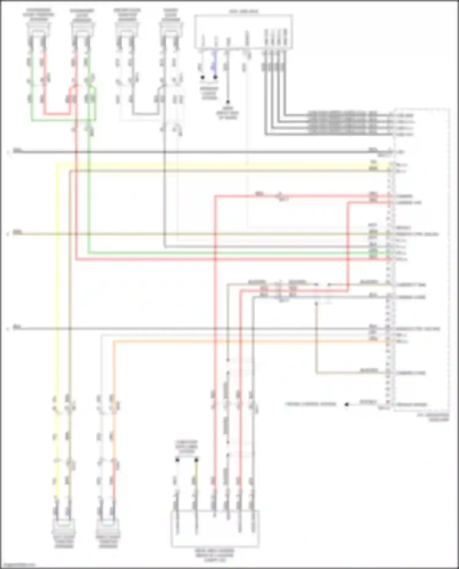 Soul Kia III (2019-2024): Navigation circuit, w/o amplifier w/o idle stop/go (3 of 3)