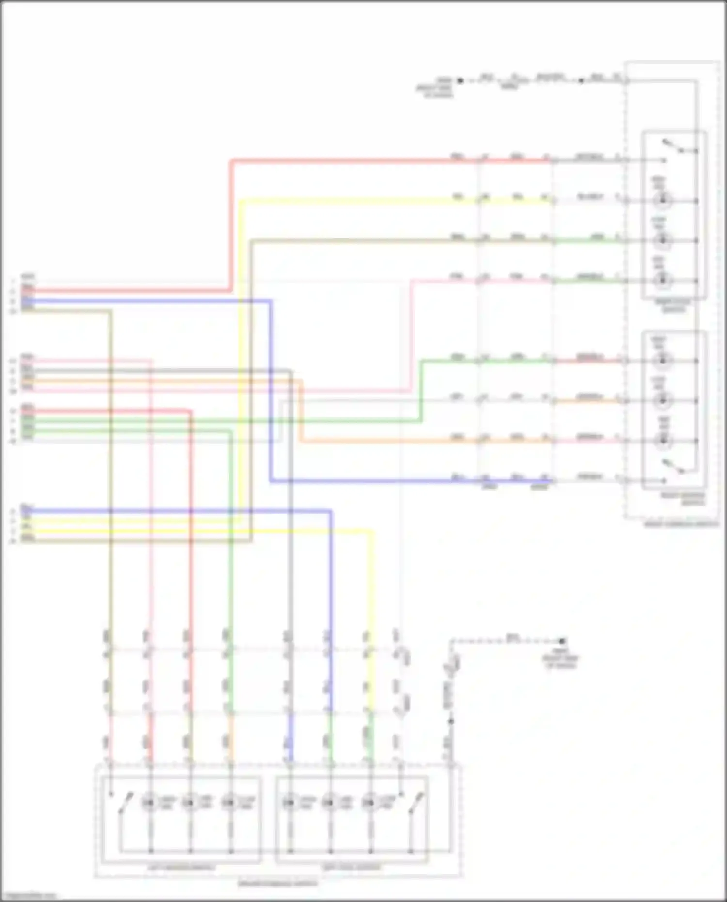 Soul Kia III (2019-2024): Seat ventilation circuit (2 of 2)