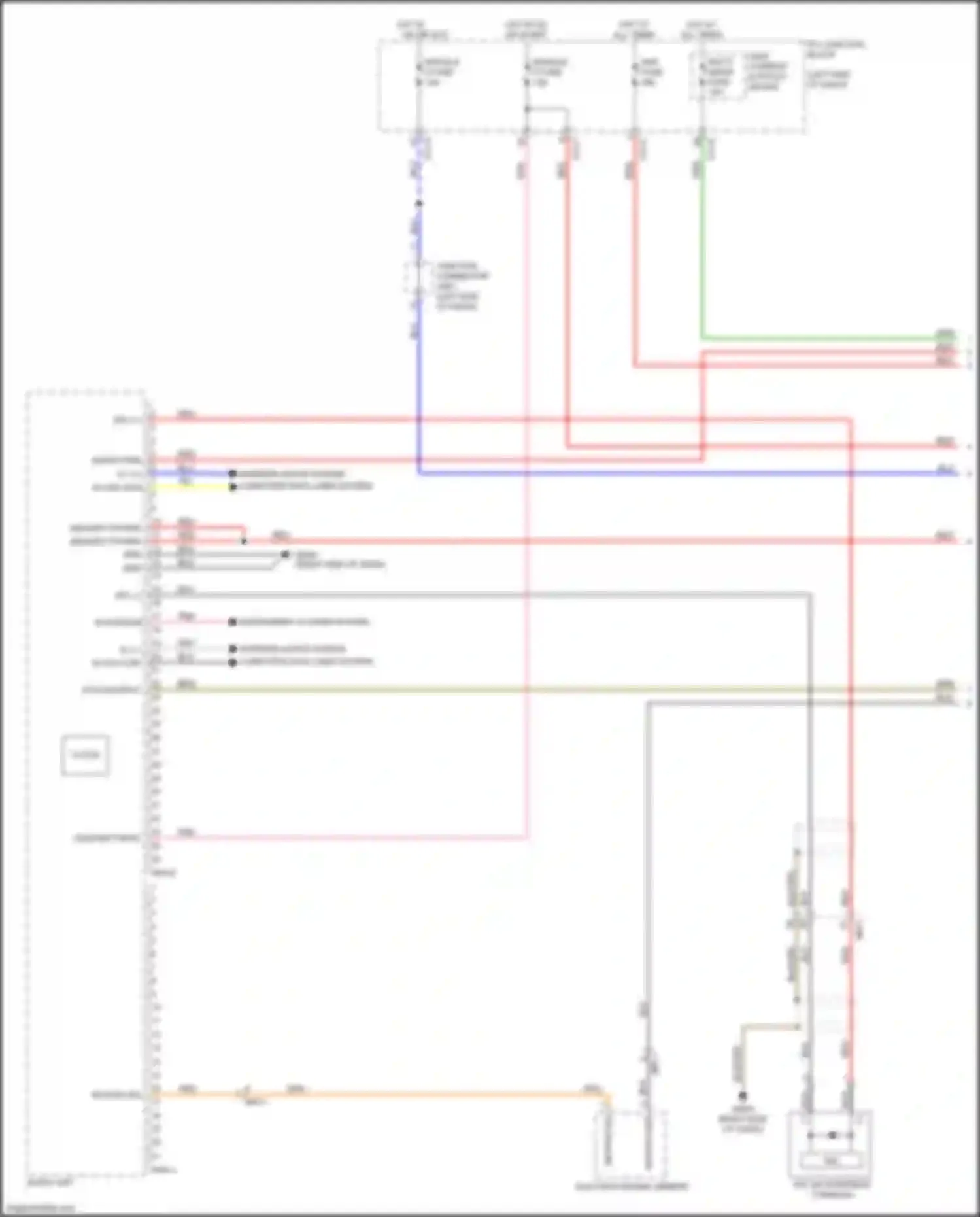 Soul Kia III (2019-2024): Radio circuit, w/ amplifier w/ idle stop/go (1 of 4)