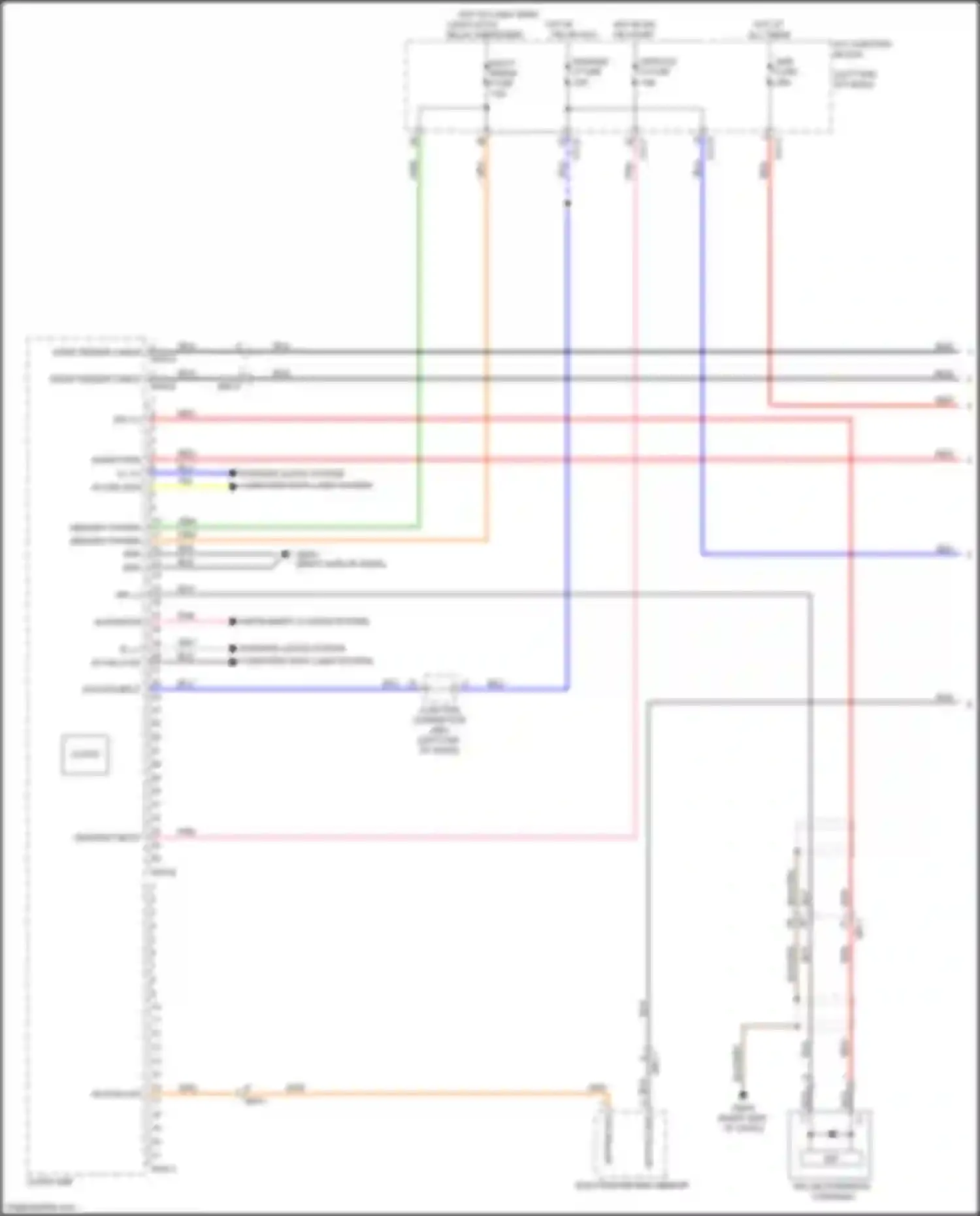 Soul Kia III (2019-2024): Radio circuit, w/ amplifier w/o idle stop/go (1 of 4)