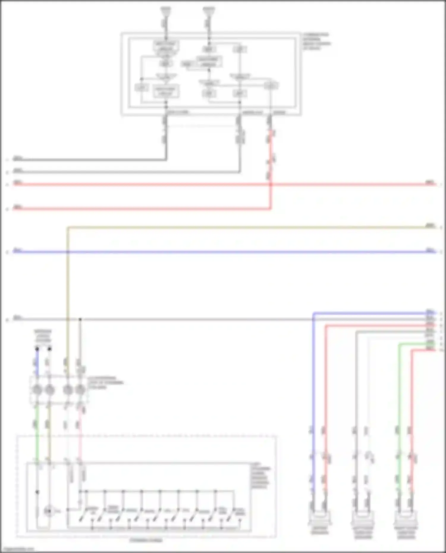 Soul Kia III (2019-2024): Radio circuit, w/ amplifier w/o idle stop/go (2 of 4)