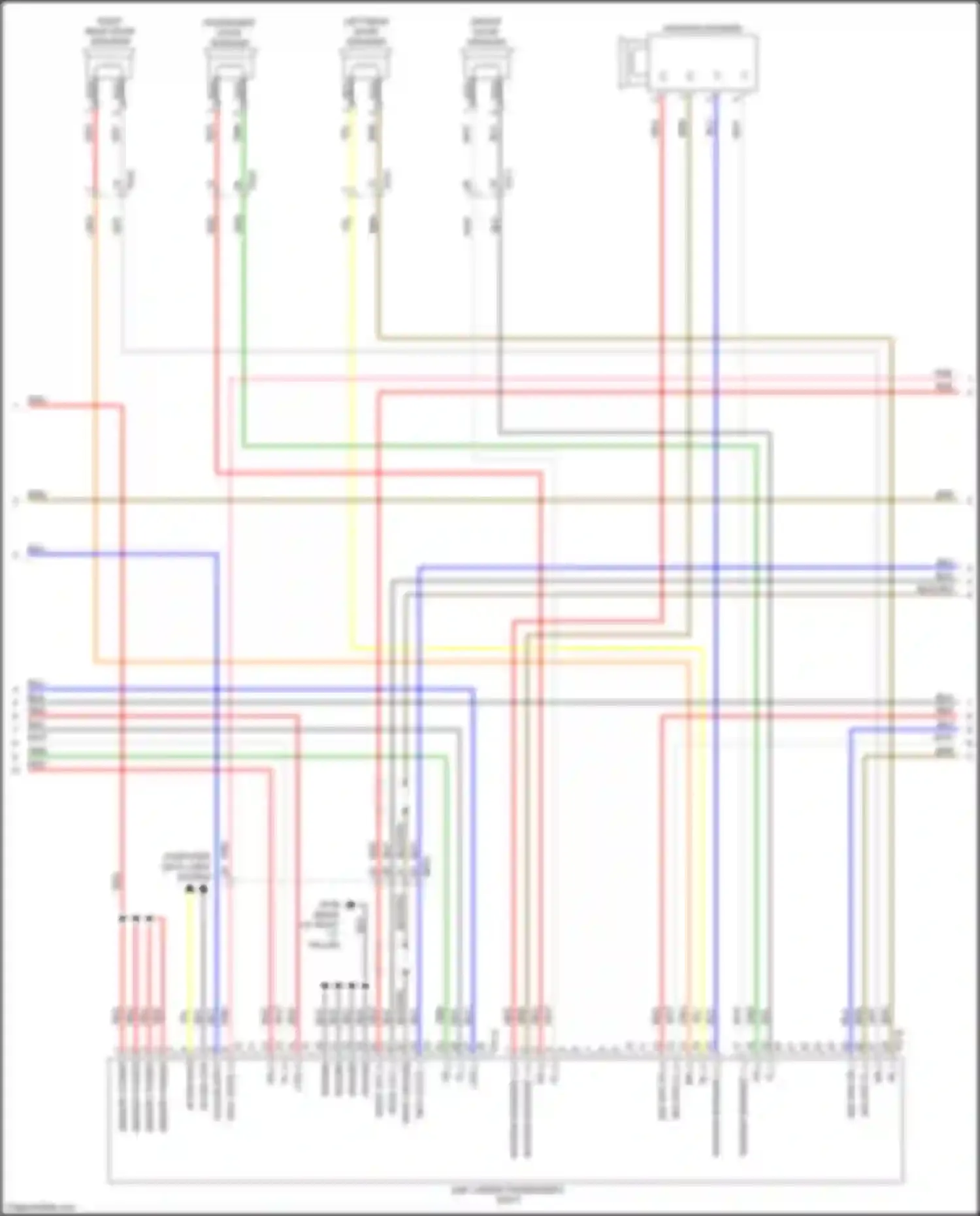 Soul Kia III (2019-2024): Radio circuit, w/ amplifier w/o idle stop/go (3 of 4)
