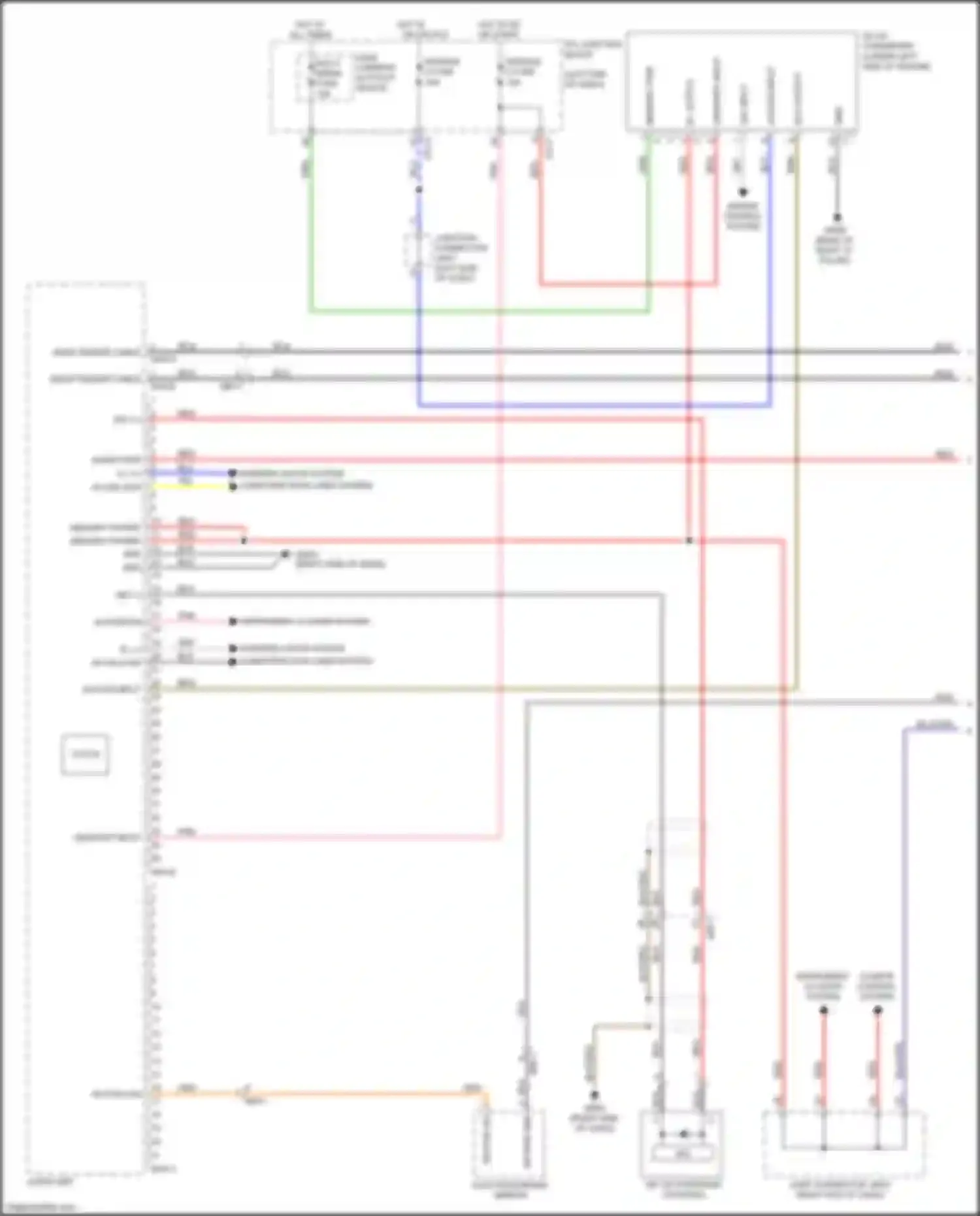 Soul Kia III (2019-2024): Radio circuit, w/o amplifier w/ idle stop/go (1 of 3)