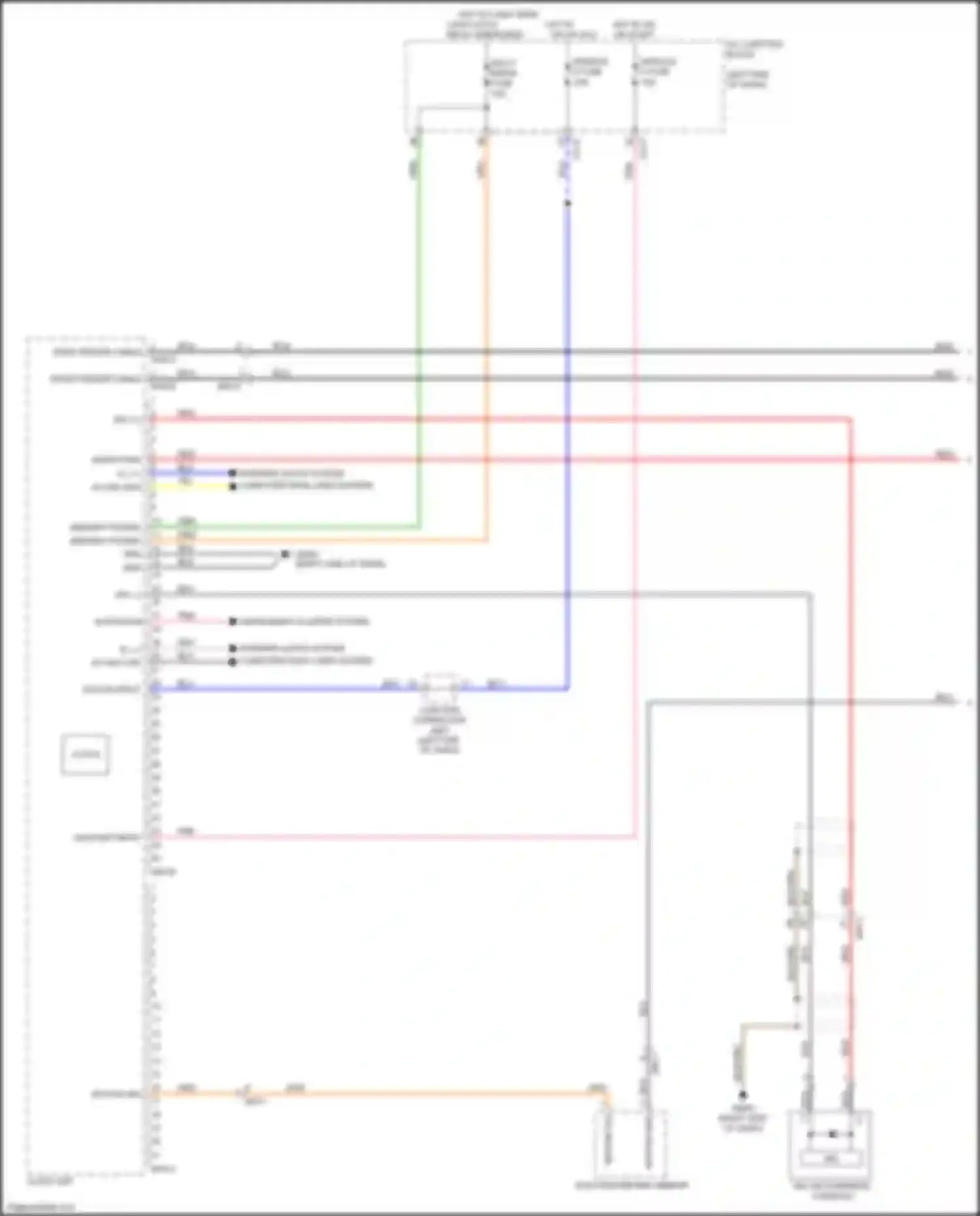 Soul Kia III (2019-2024): Radio circuit, w/o amplifier w/o idle stop/go (1 of 3)