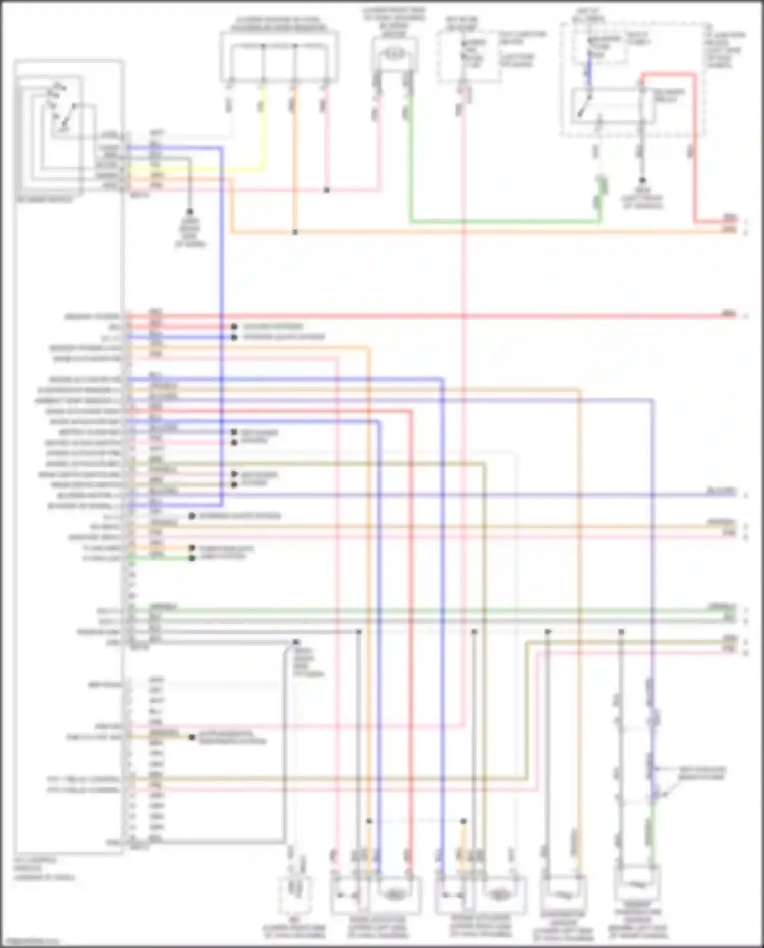 Wiring diagram ambient temp sensor for Kia Soul III (2019-2024) (2 of 2)