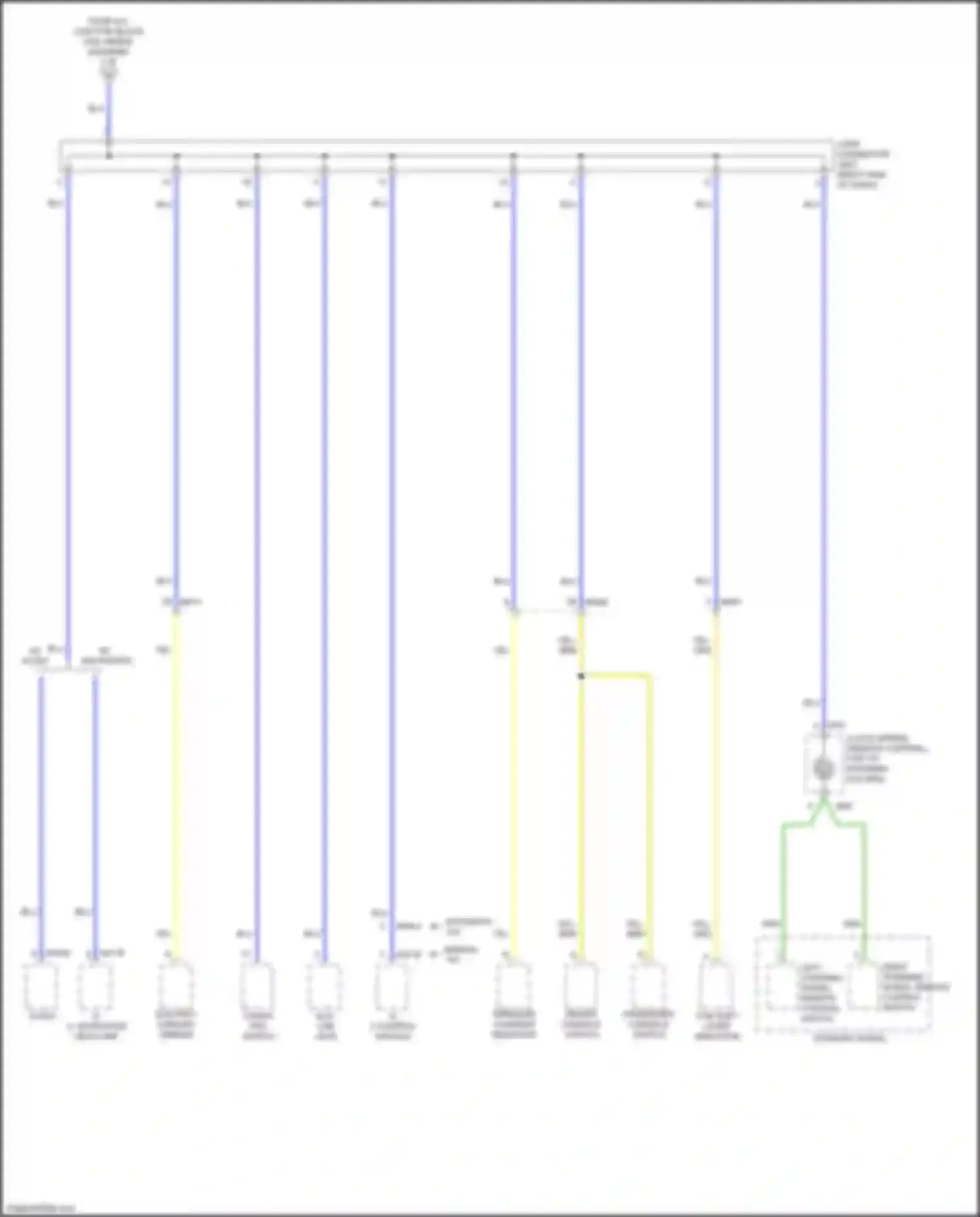 Wiring diagram a/v, navigation head unit for Kia Soul III (2019-2024) (18 of 18)