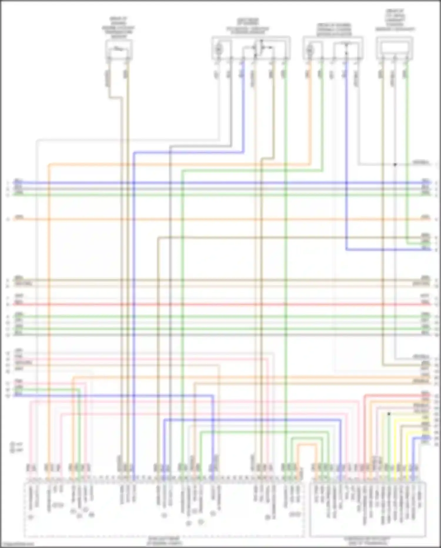 Wiring diagram blk/org for Kia Soul III (2019-2024) (56 of 57)