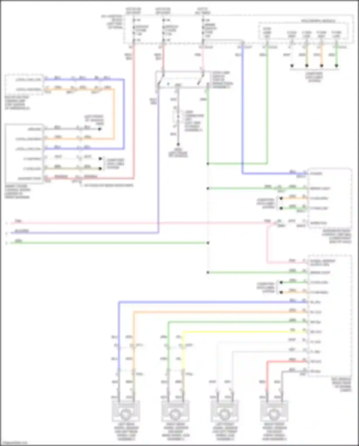 Wiring diagram brake light sw for Kia Soul III (2019-2024) (2 of 2)