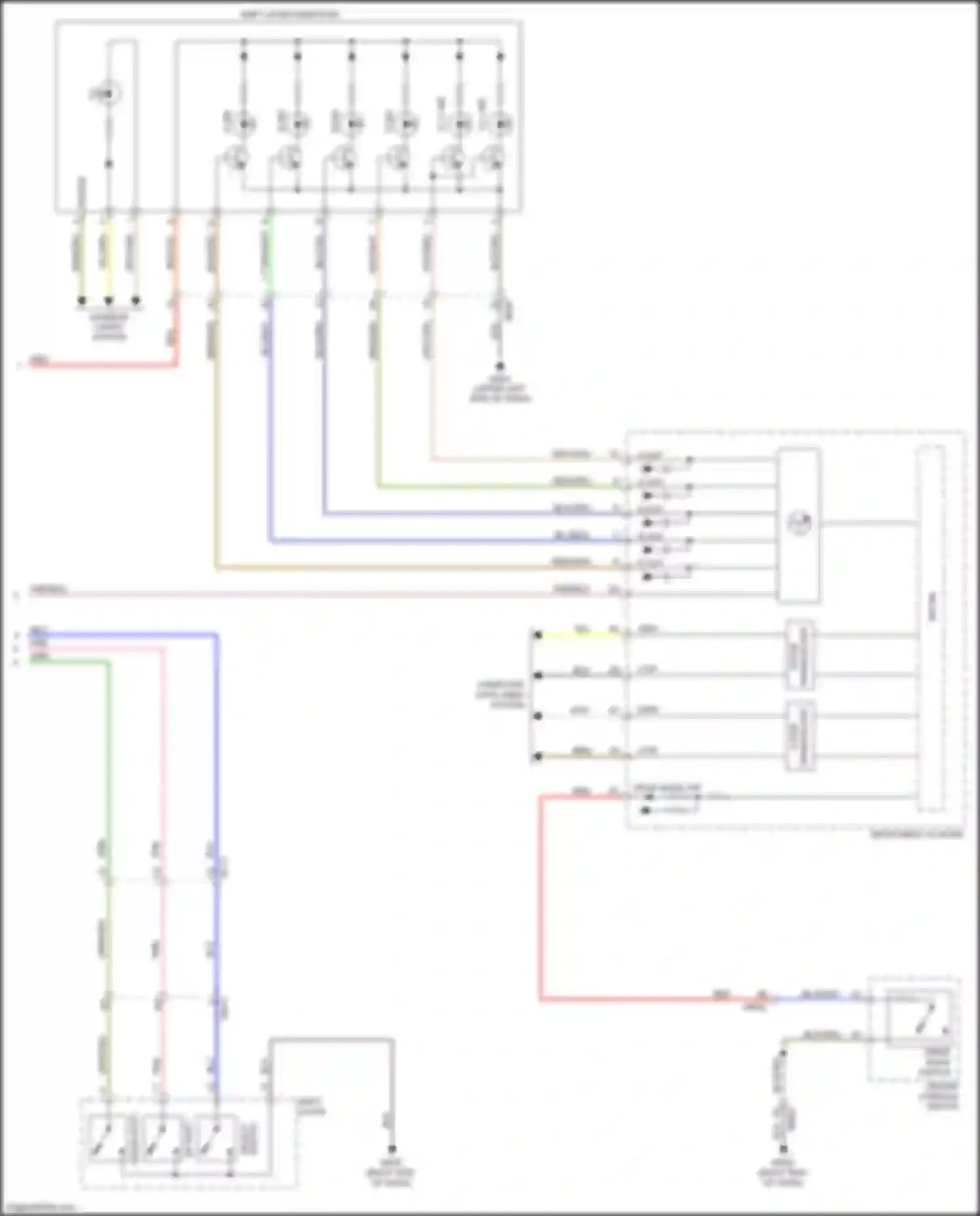 Wiring diagram drive mode switch for Kia Soul III (2019-2024) (2 of 3)