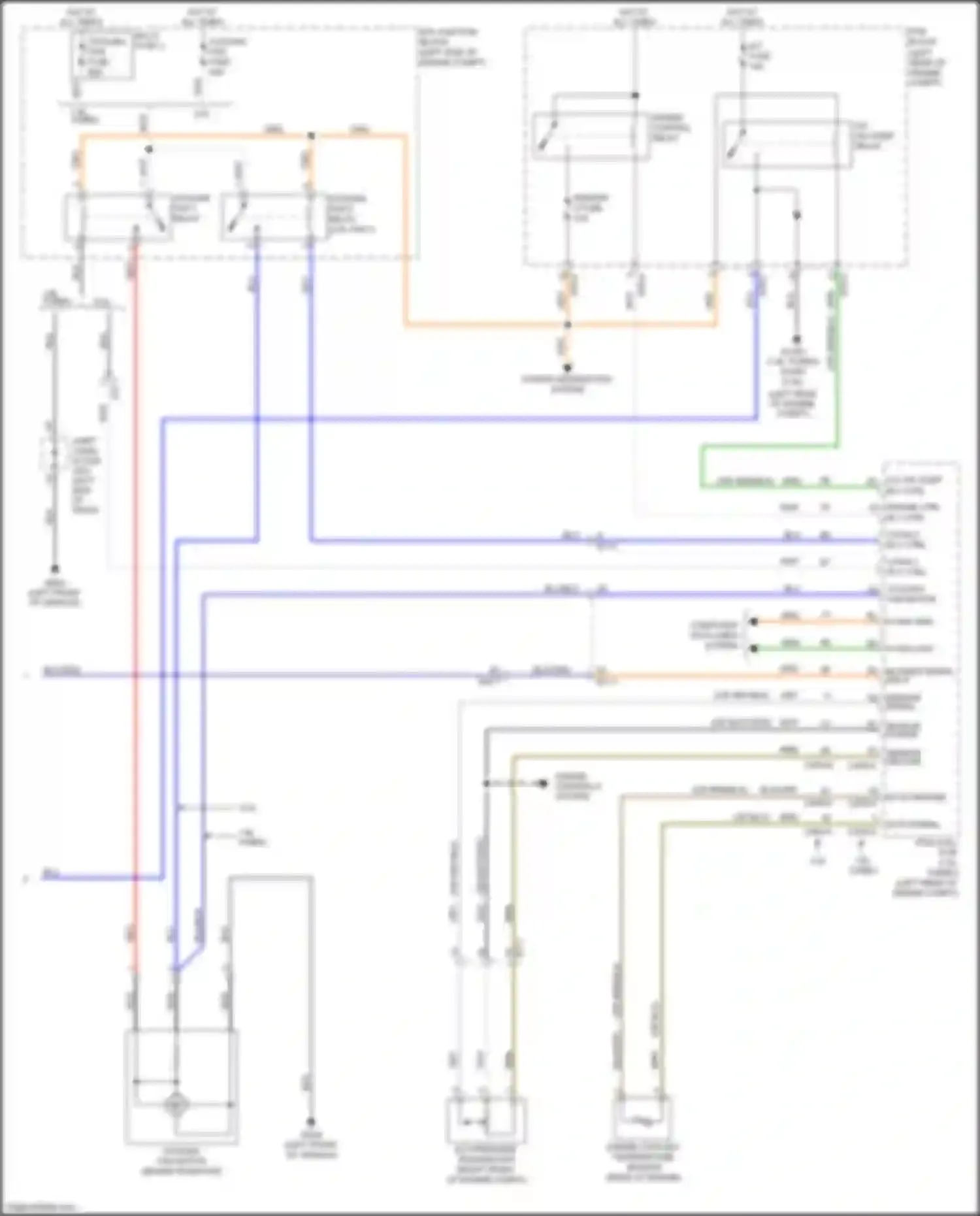 Wiring diagram engine ctrl rly ctrl for Kia Soul III (2019-2024) (2 of 3)