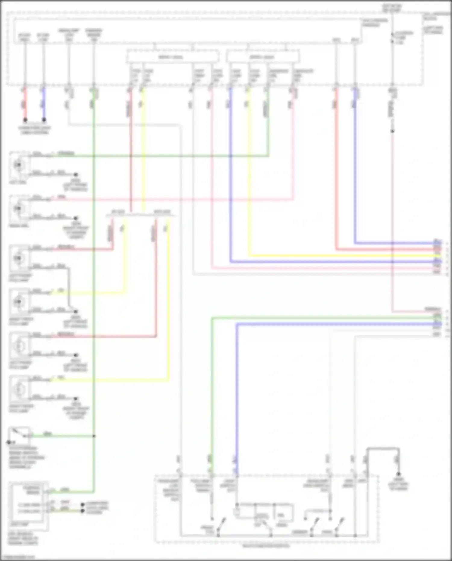 Wiring diagram h/lp low rh for Kia Soul III (2019-2024) (1 of 3)