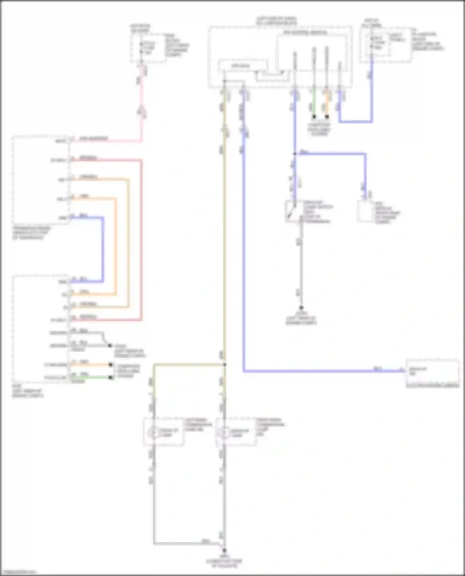 Wiring diagram icu-a for Kia Soul III (2019-2024) (2 of 9)