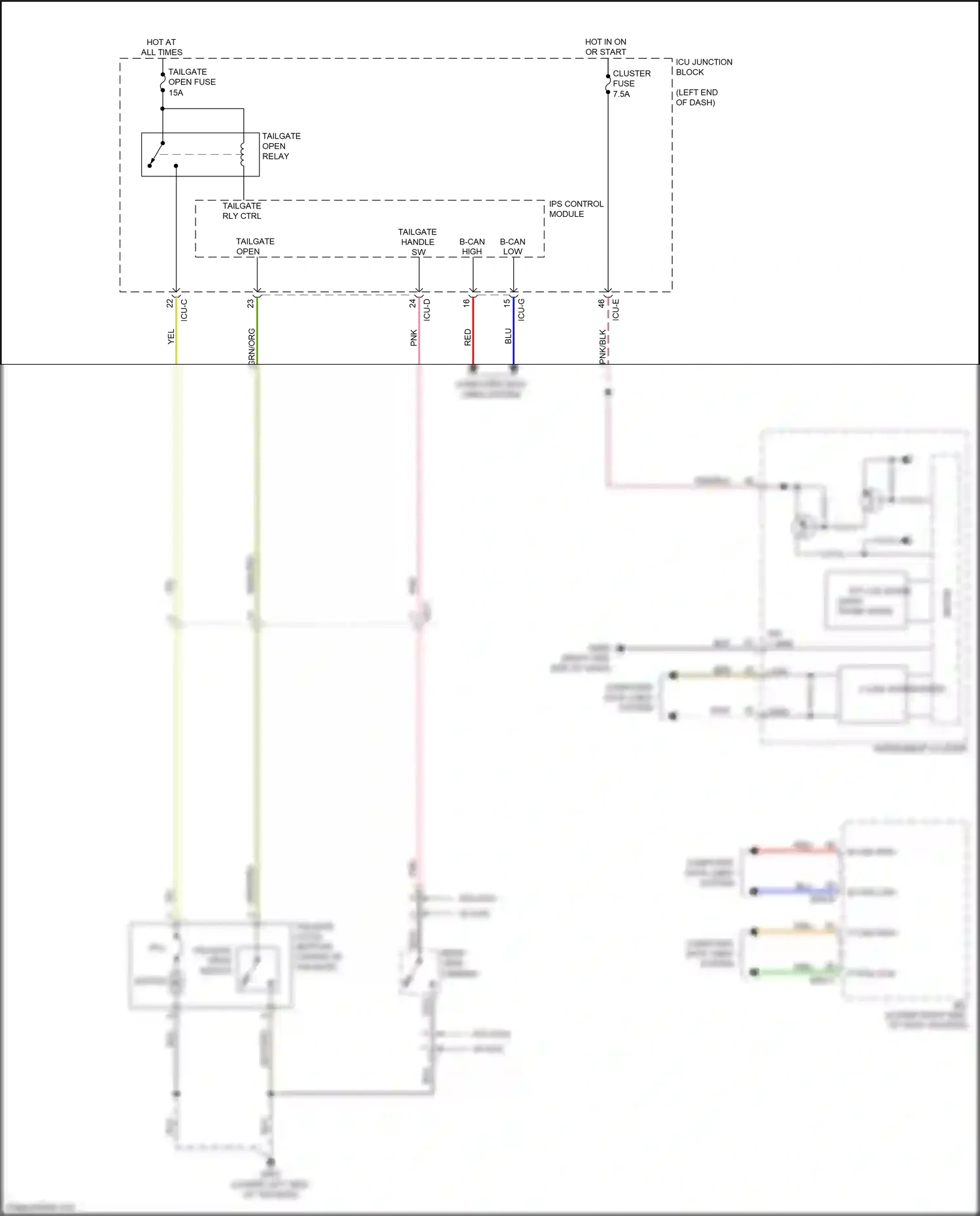 Kia Soul III (2019-2024) icu-e wiring diagram  (30 of 63)