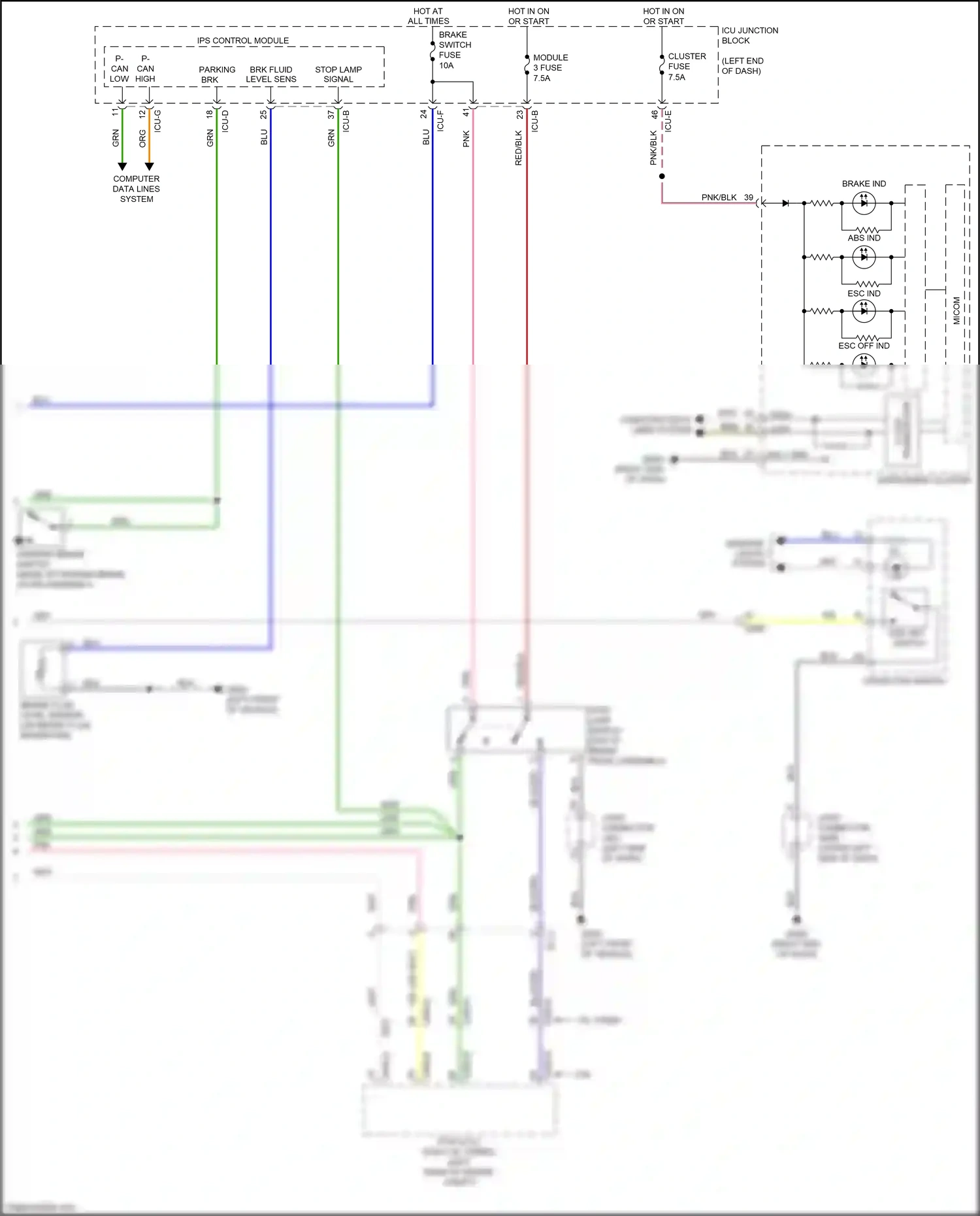 Kia Soul III (2019-2024) icu-e wiring diagram  (11 of 63)