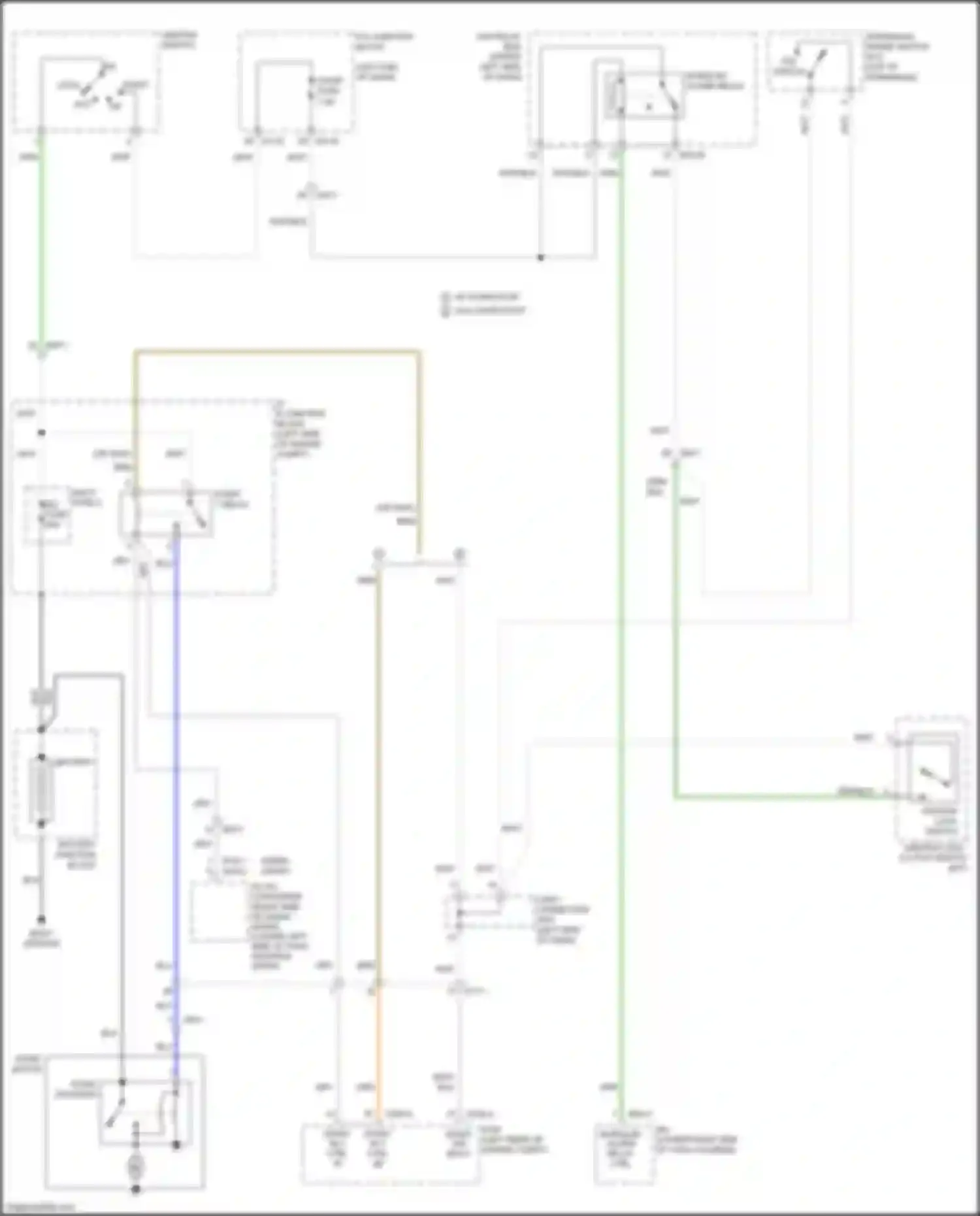 Wiring diagram ignition switch for Kia Soul III (2019-2024) (1 of 3)
