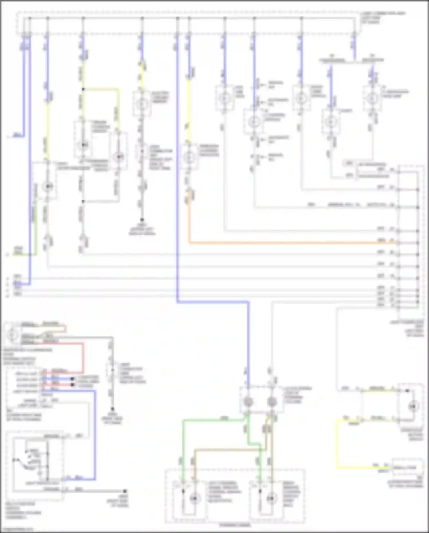 Wiring diagram light sw sig for Kia Soul III (2019-2024) (4 of 4)