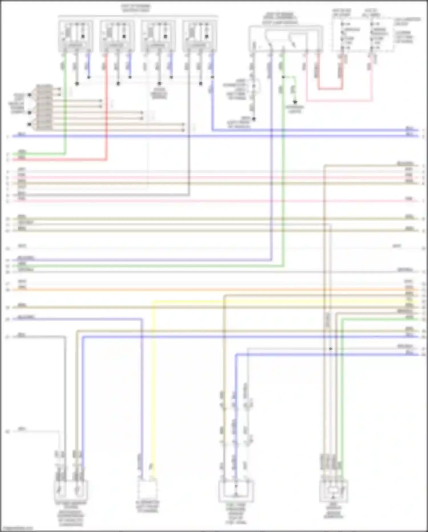 Wiring diagram map sensor for Kia Soul III (2019-2024) (1 of 2)