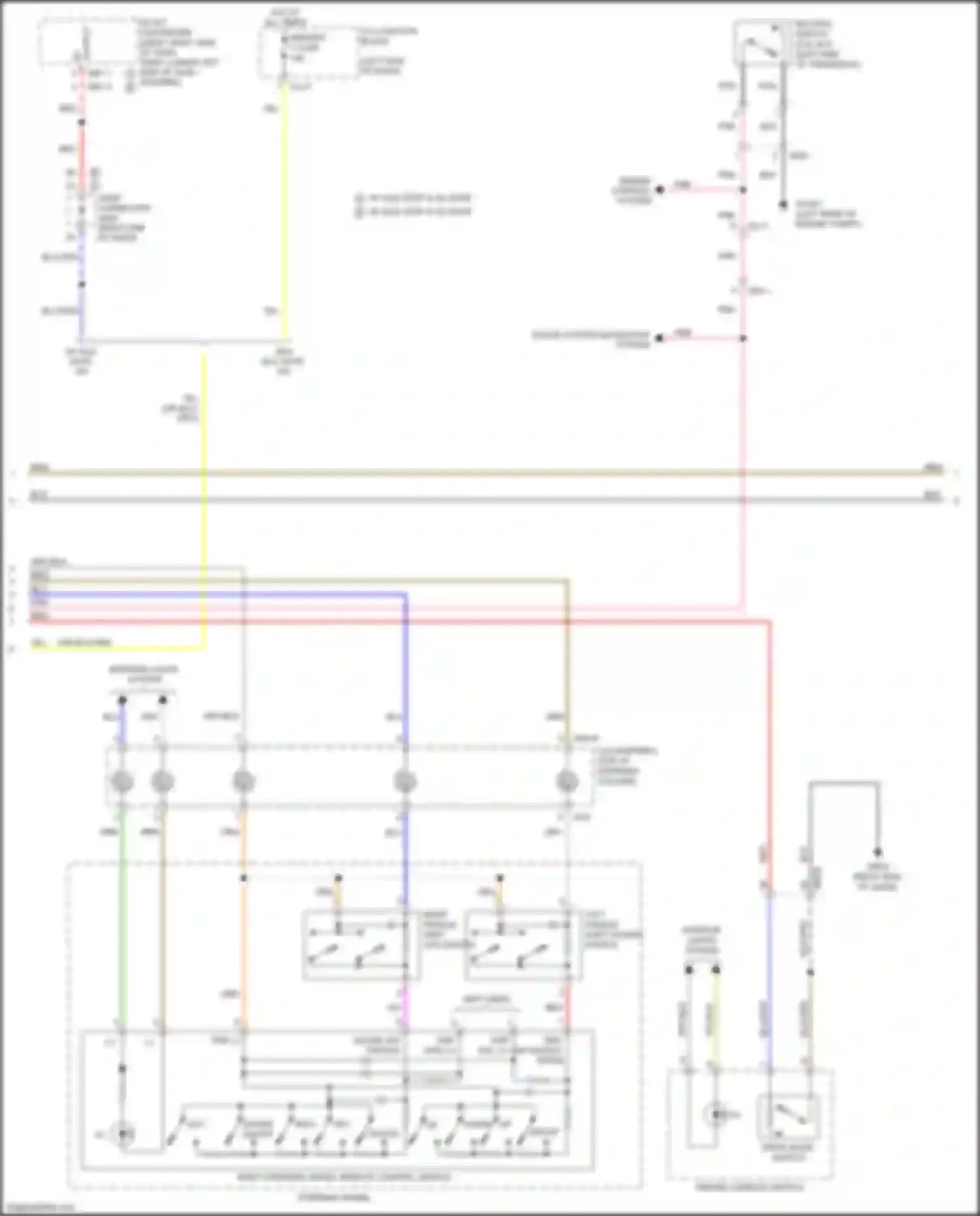 Wiring diagram memory 1 fuse for Kia Soul III (2019-2024) (5 of 10)