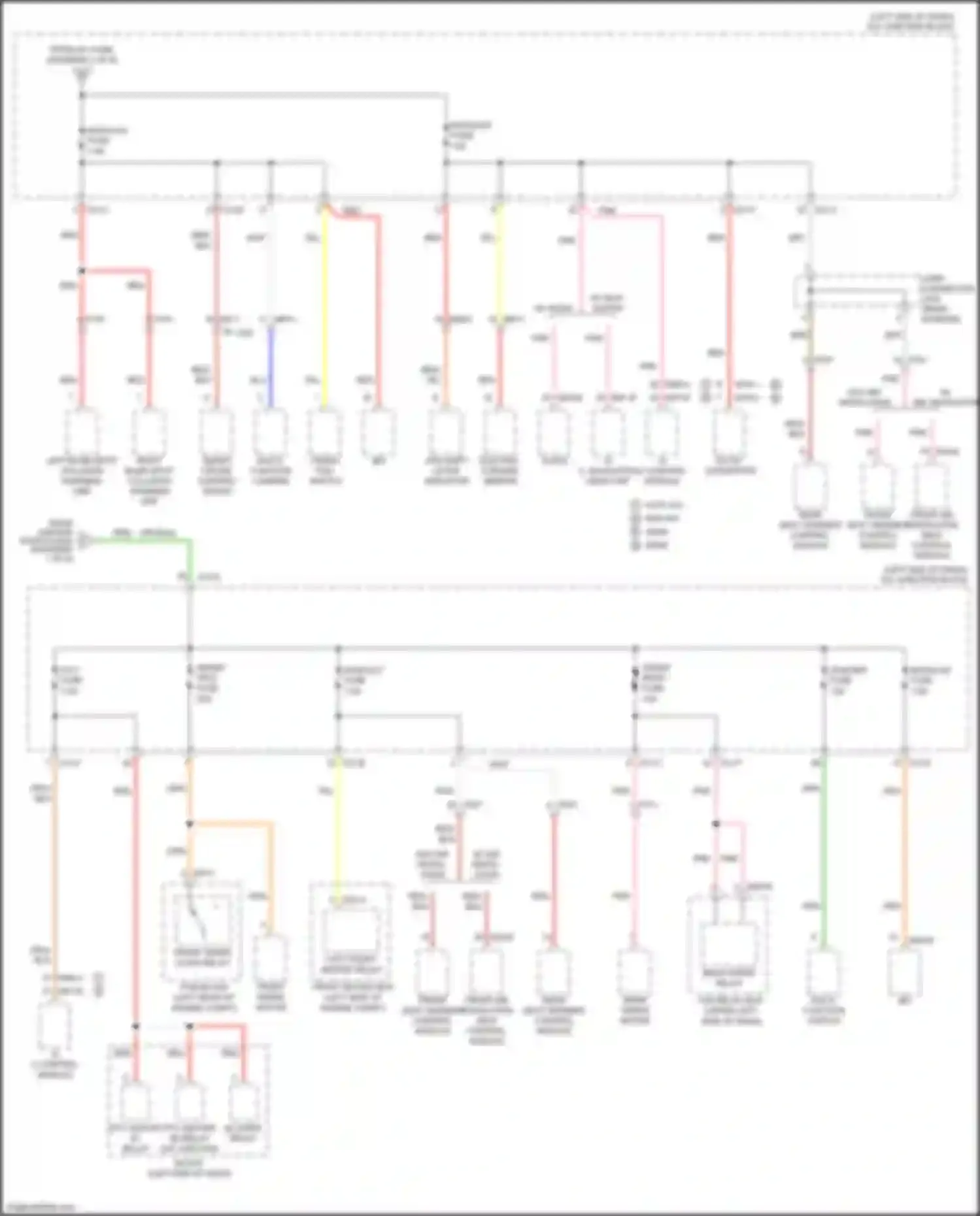 Wiring diagram multi-function camera for Kia Soul III (2019-2024) (3 of 3)